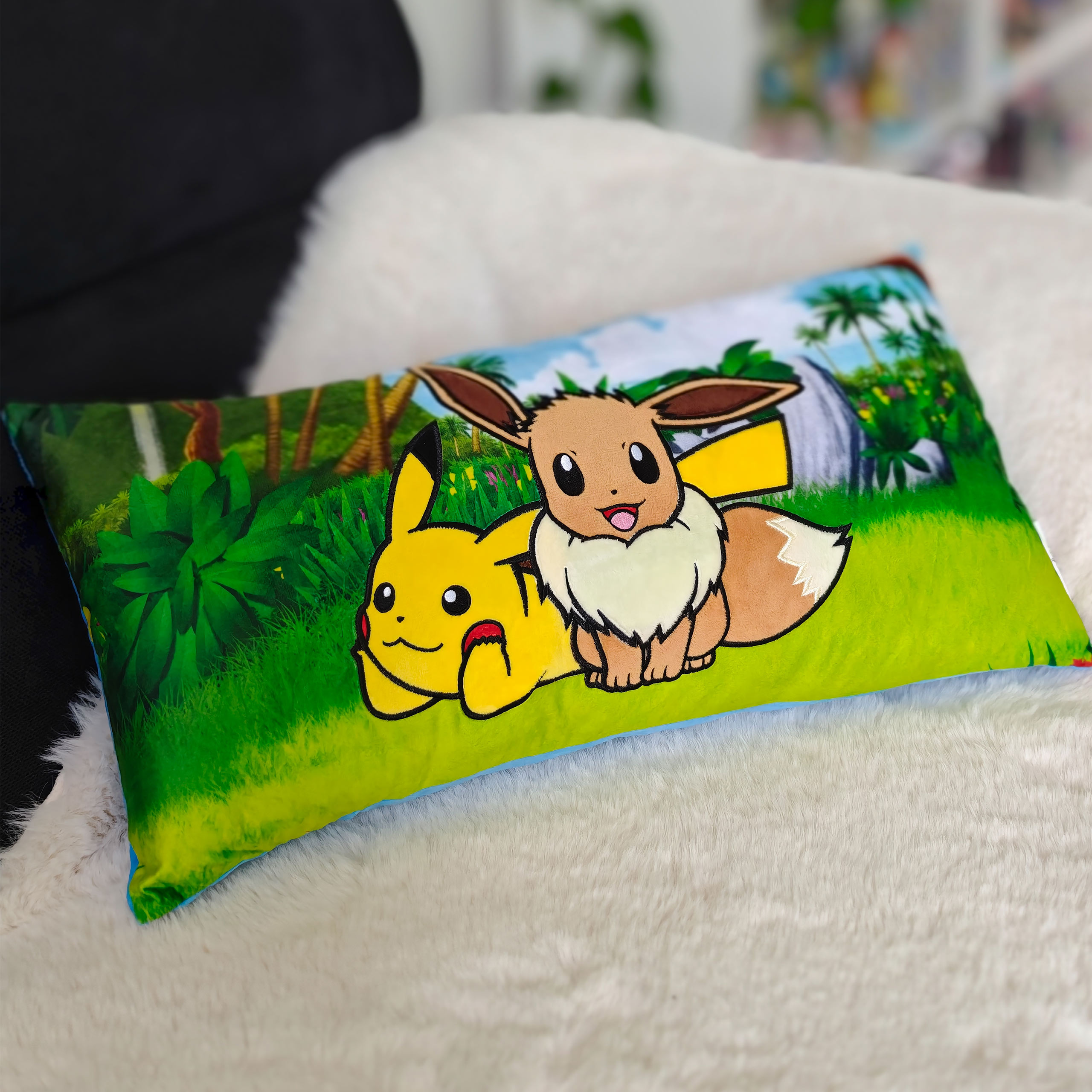 Pokémon - Coussin Pikachu et Évoli