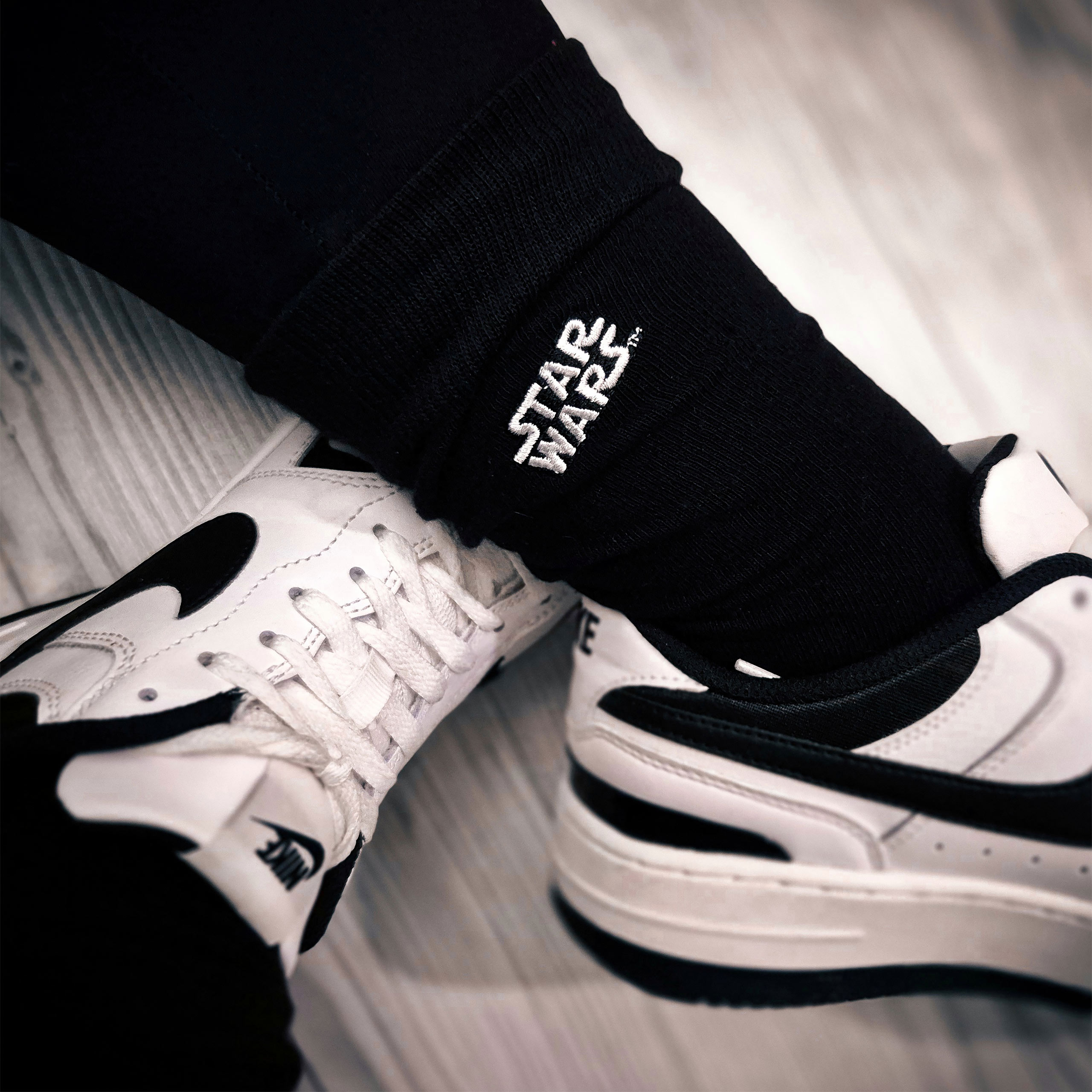 Star Wars - Pack de 2 pares de calcetines logo Darth Vader negro