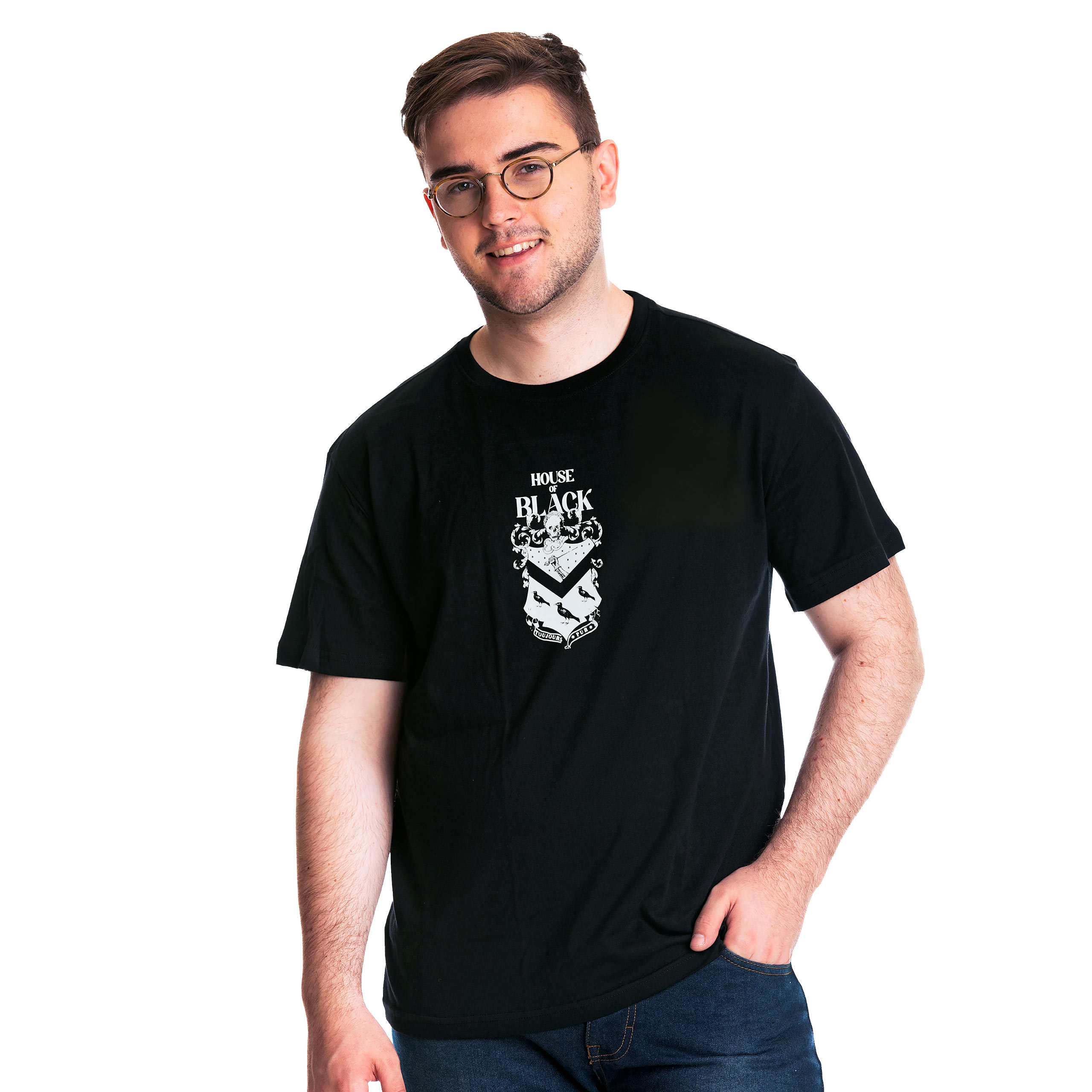 Harry Potter - T-shirt House of Black nera