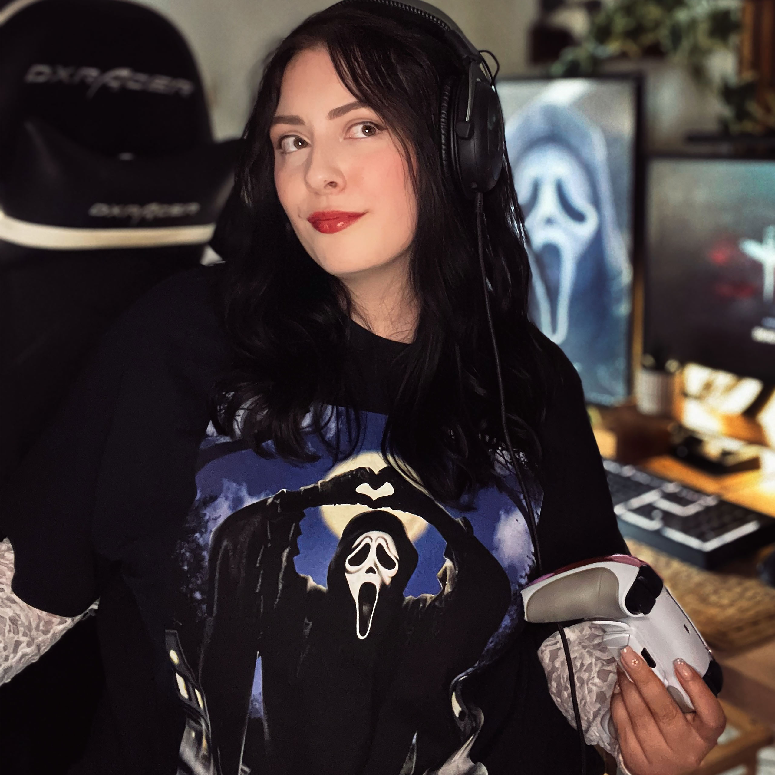 Ghost Face - Hearts T-shirt nera