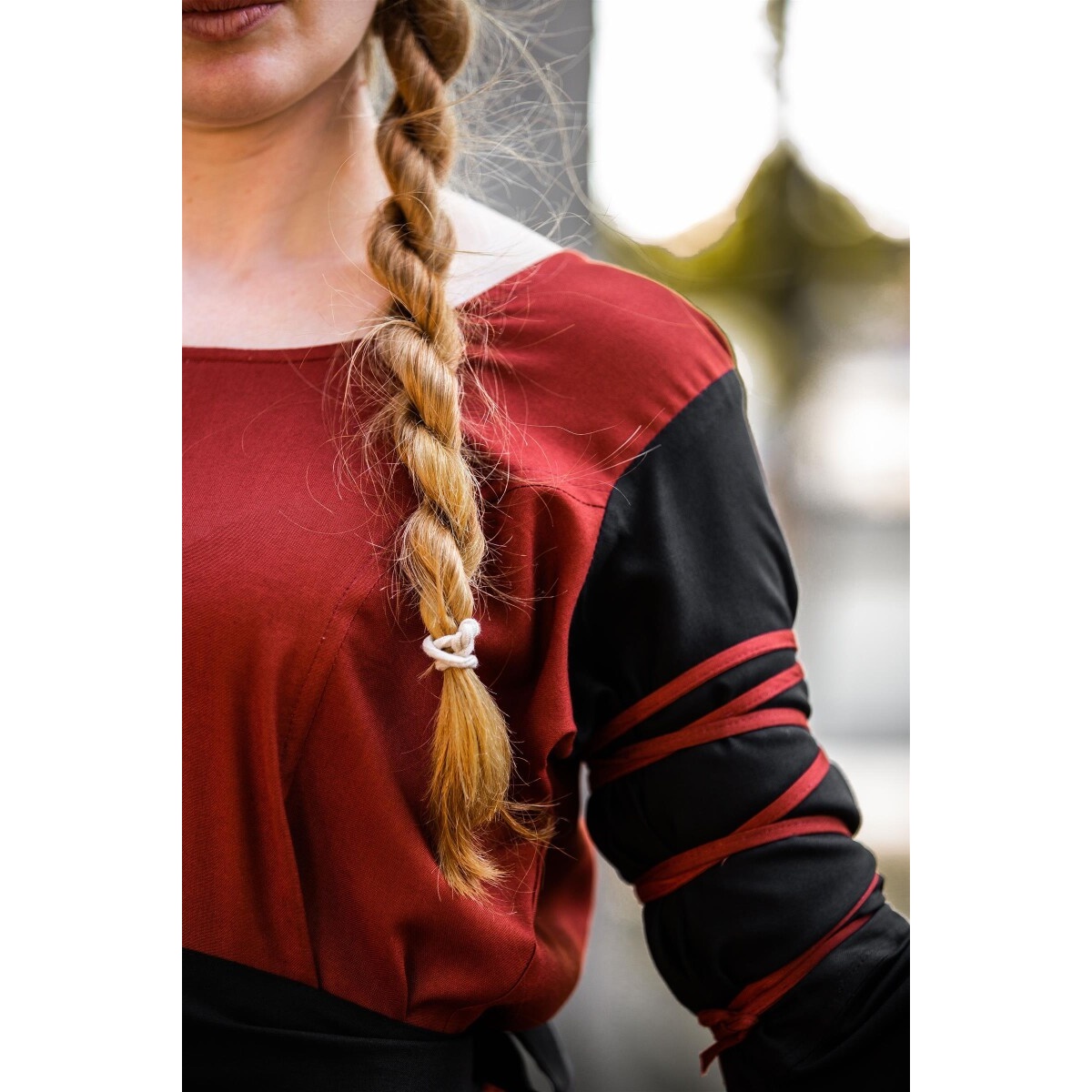 Medieval Dress Dorell Red-Black