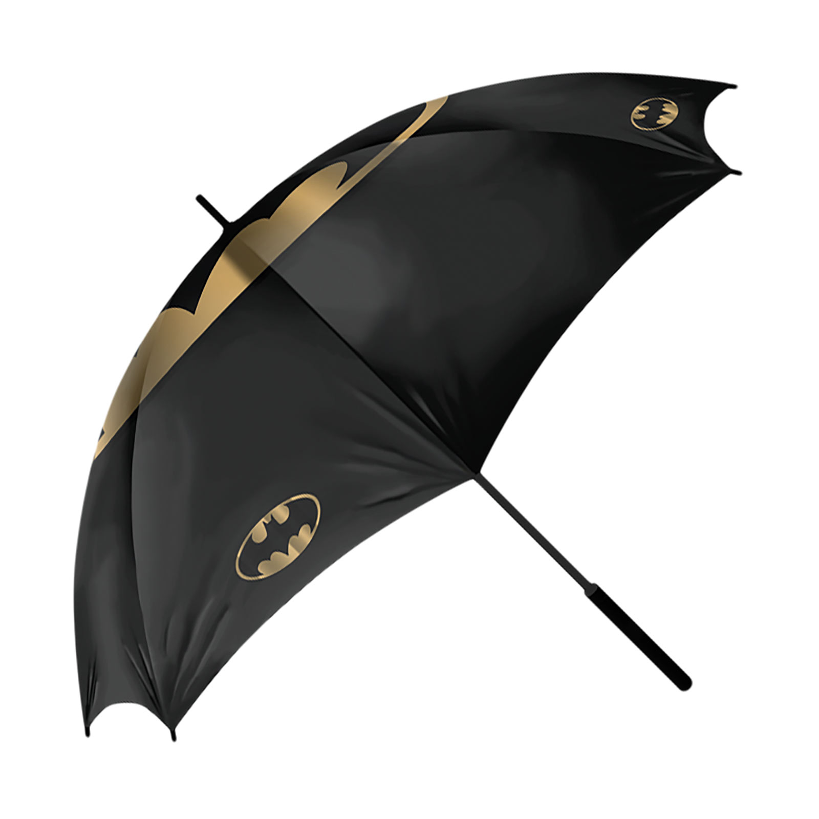 Batman - Zwart & Goud Klassiek Logo Paraplu