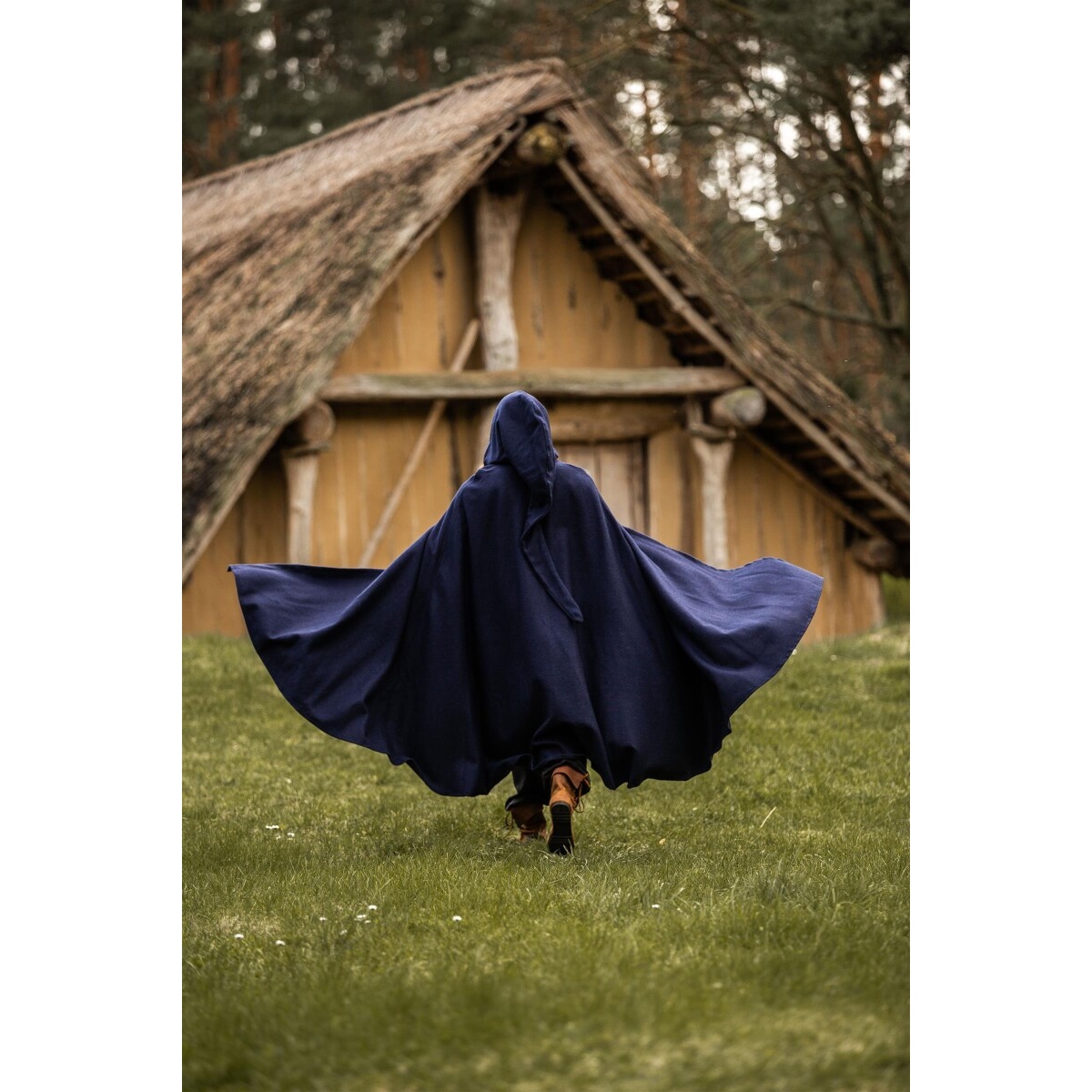 Mantello medievale in lana Hervir 160 cm