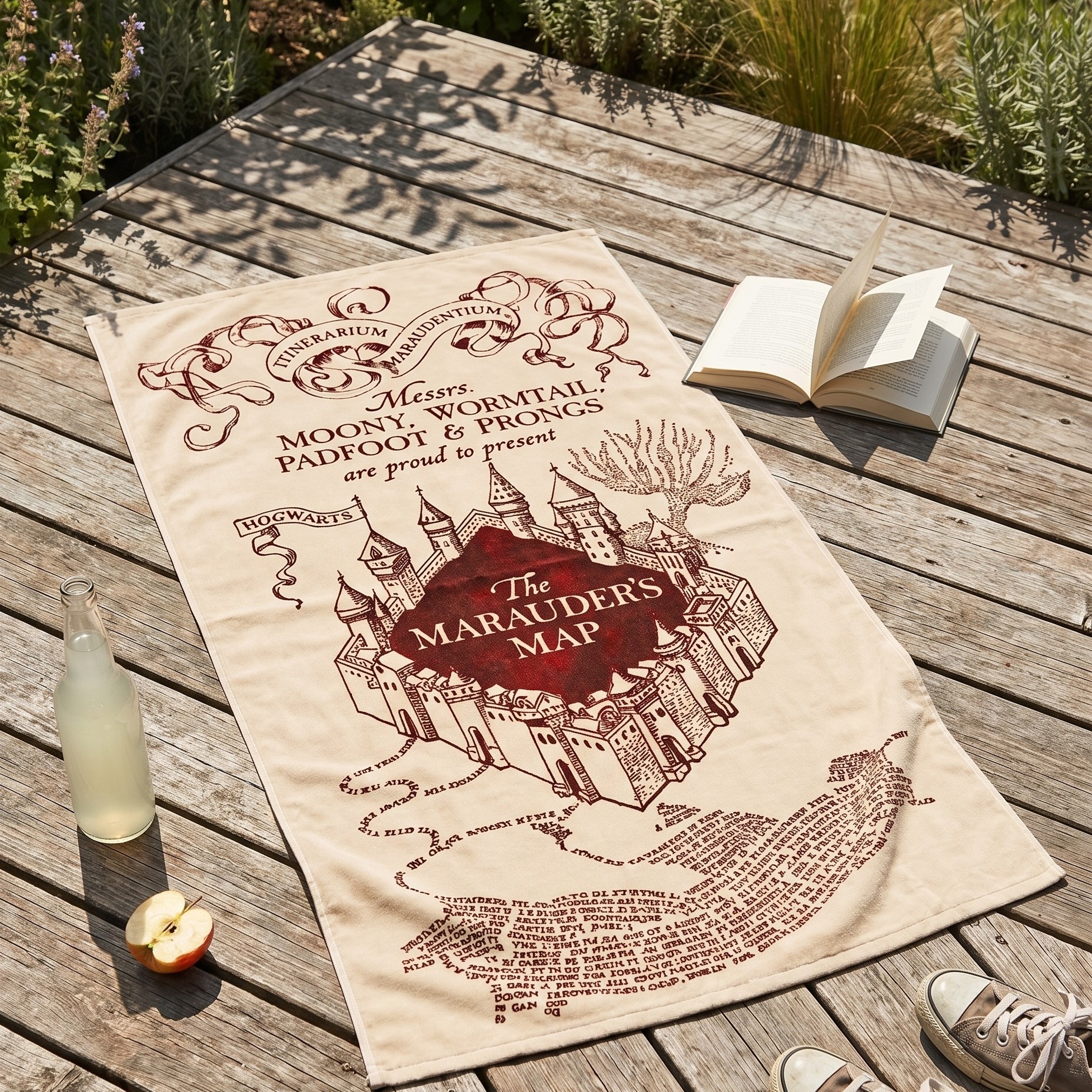 Harry Potter - Asciugamano da bagno Mappa del Malandrino