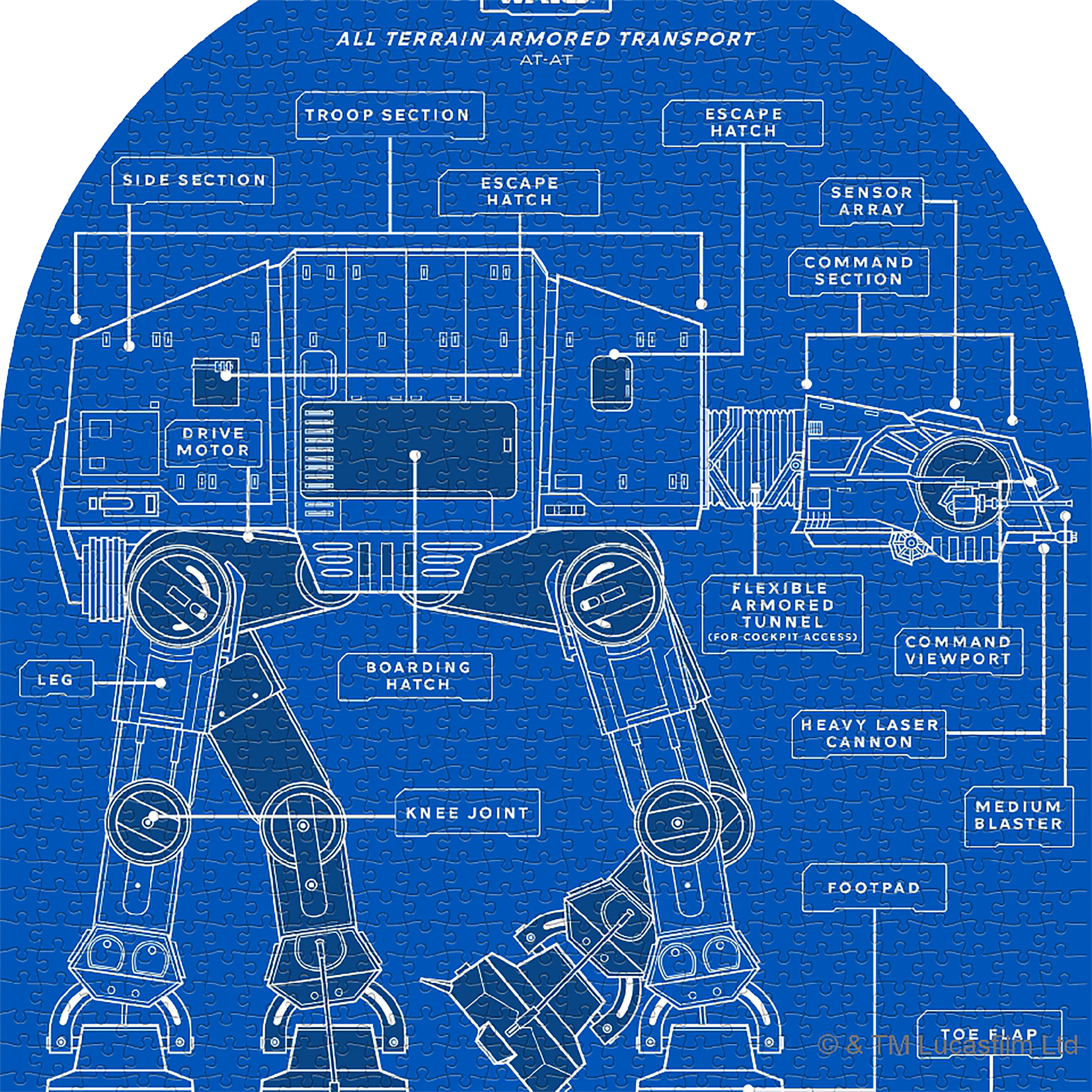 Star Wars - AT-AT Puzzel