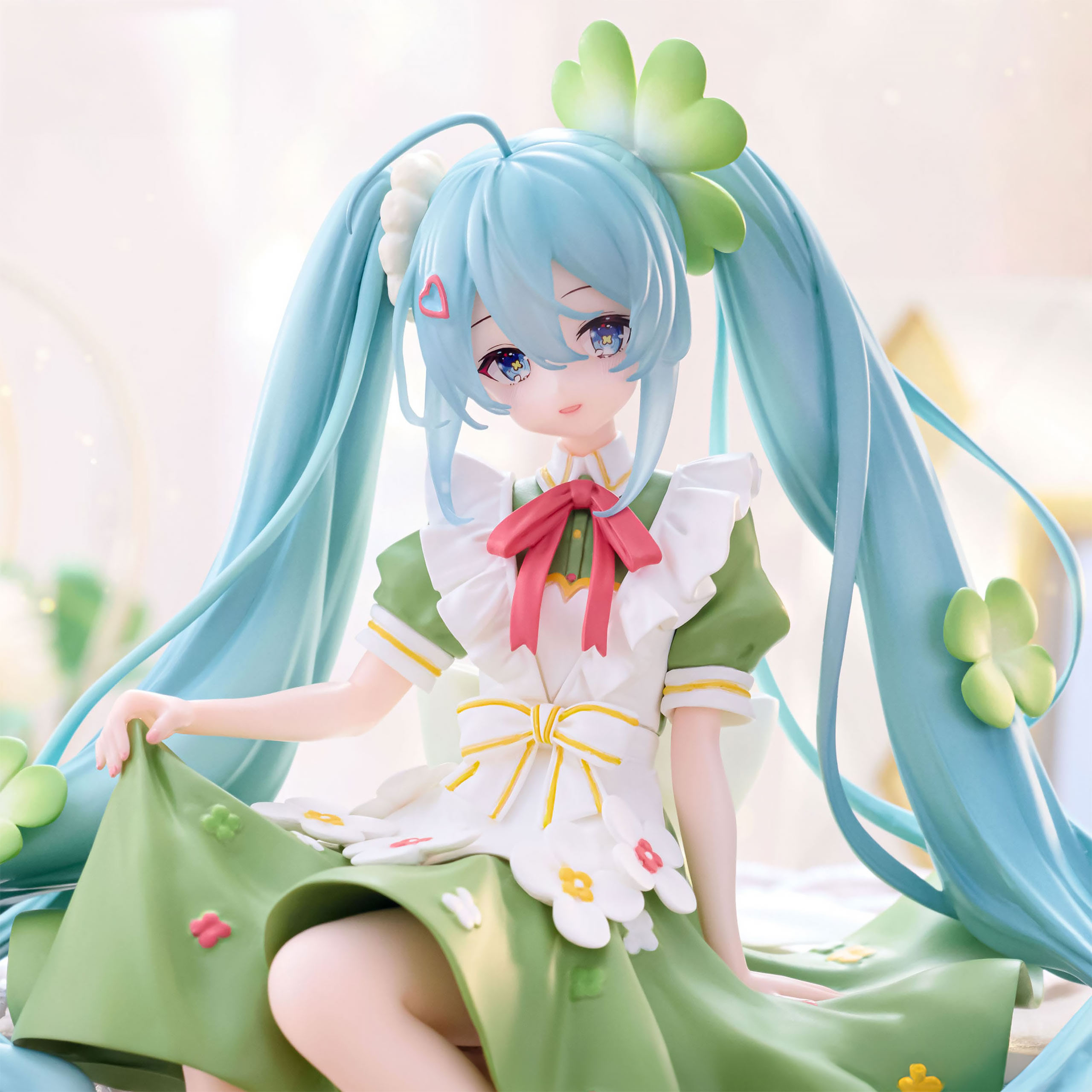 Hatsune Miku - Hada de Flores Trébol Parador de Fideos Figura