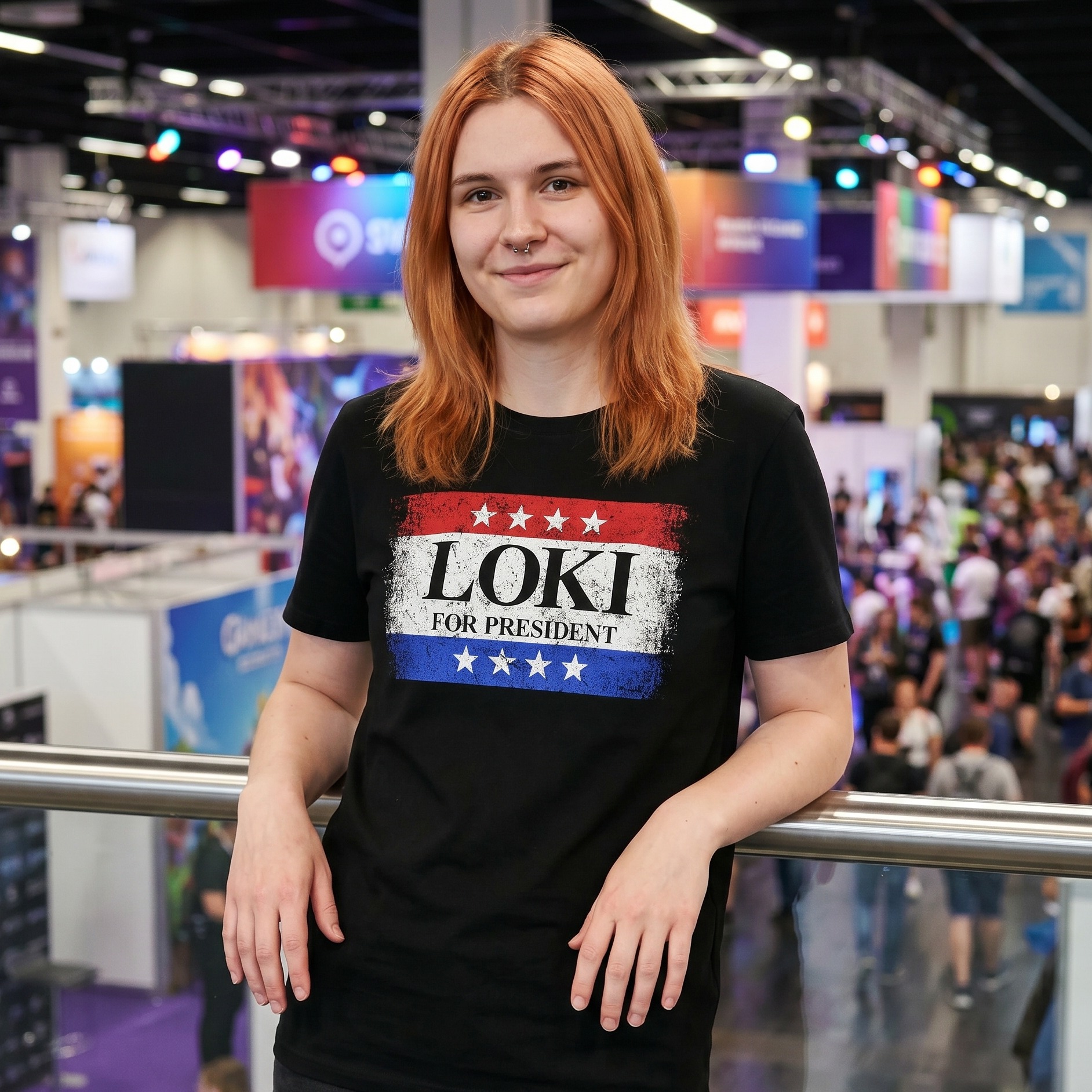For President T-Shirt schwarz für Loki Fans