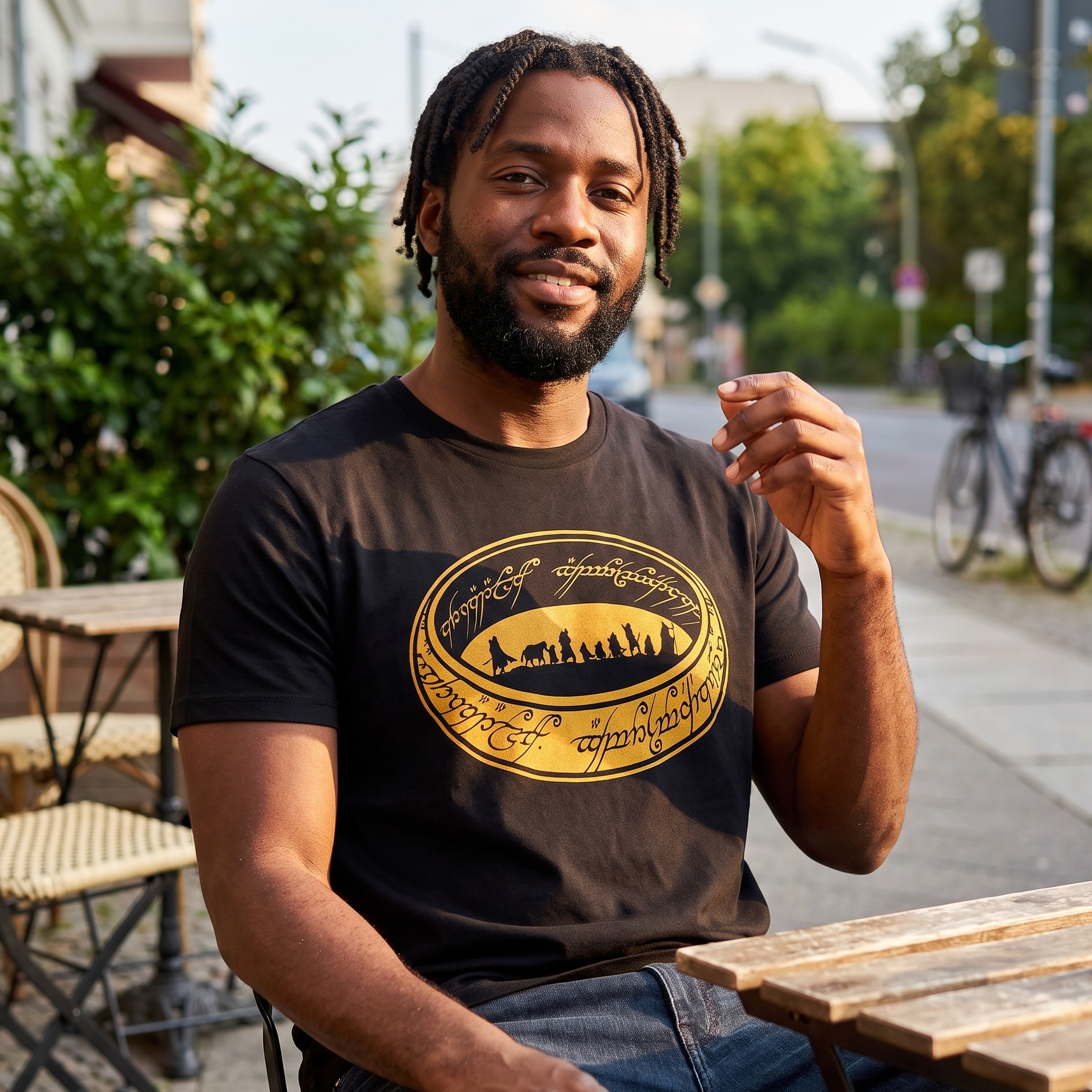 Heer der Ringen - Gezellen van de Ring T-Shirt zwart