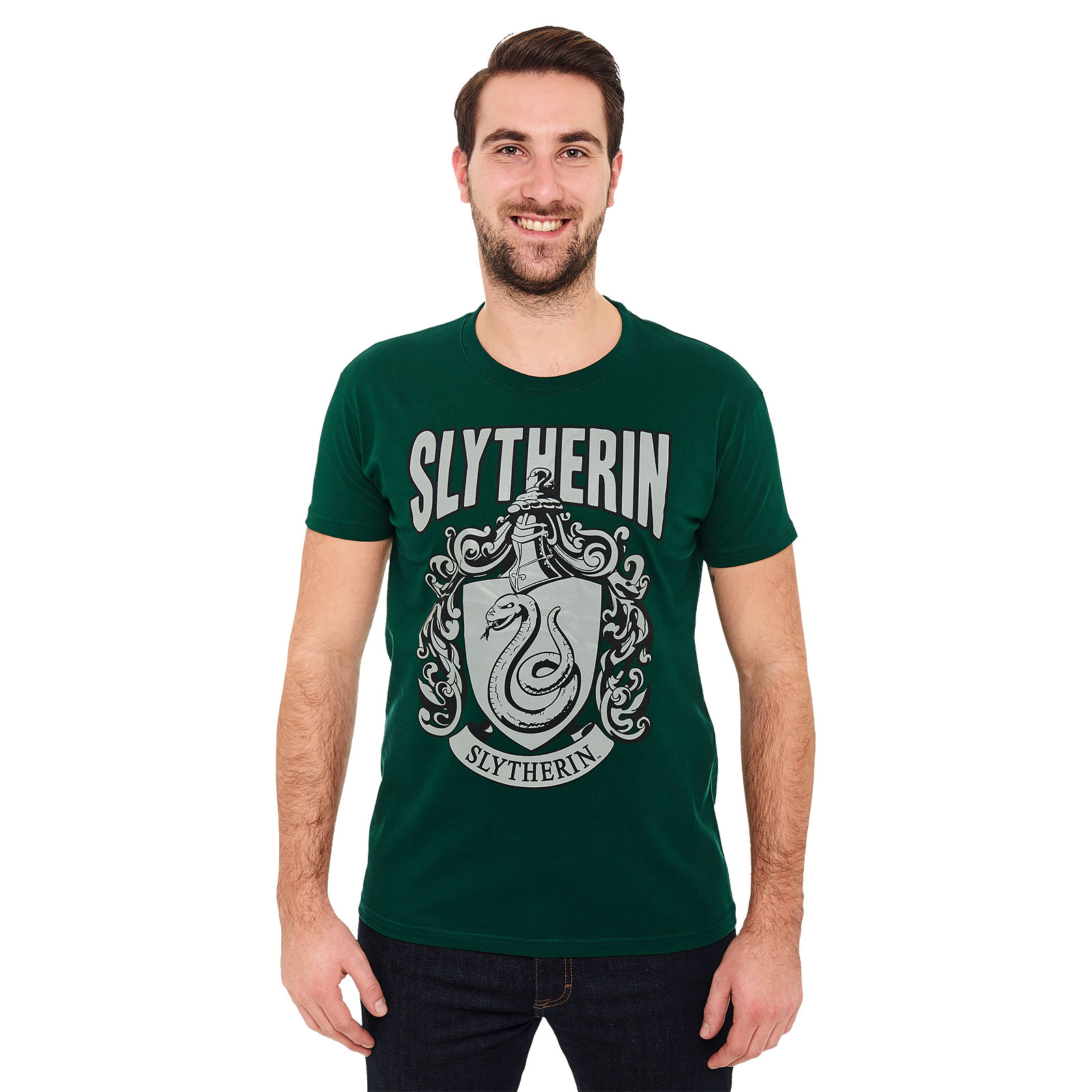 Harry Potter - Slytherin Wappen T-Shirt grün