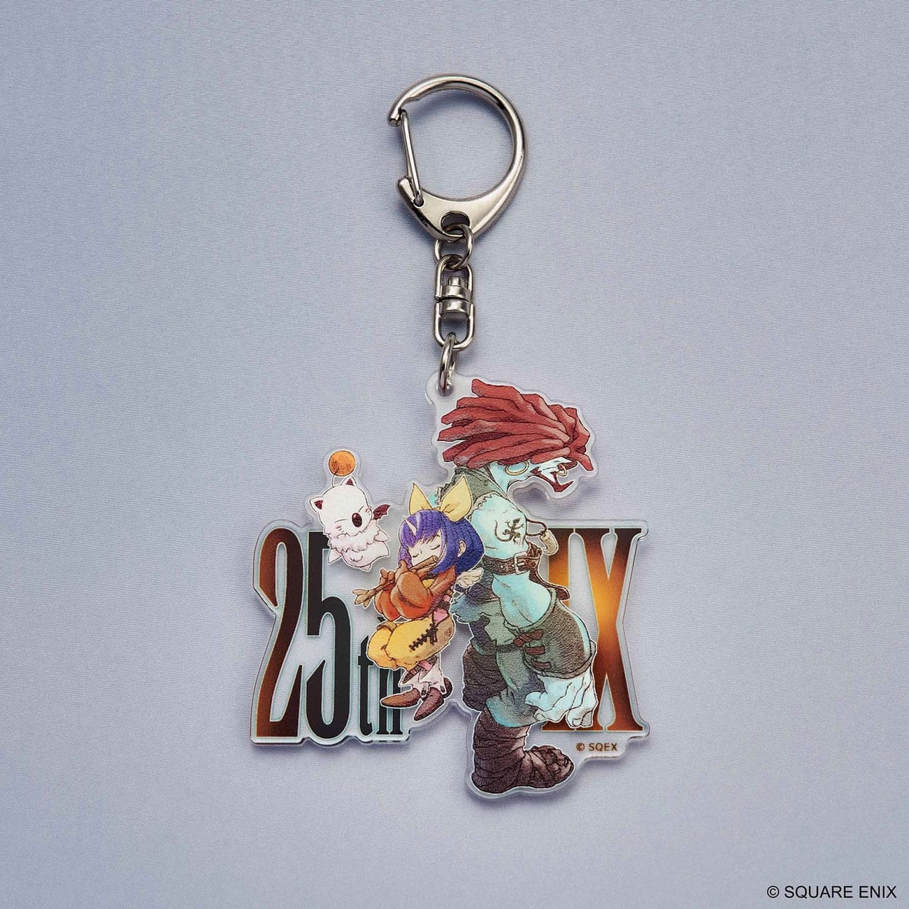 Final Fantasy IX Acryl Sleutelhanger 25th Anniversary Eiko & Salamander