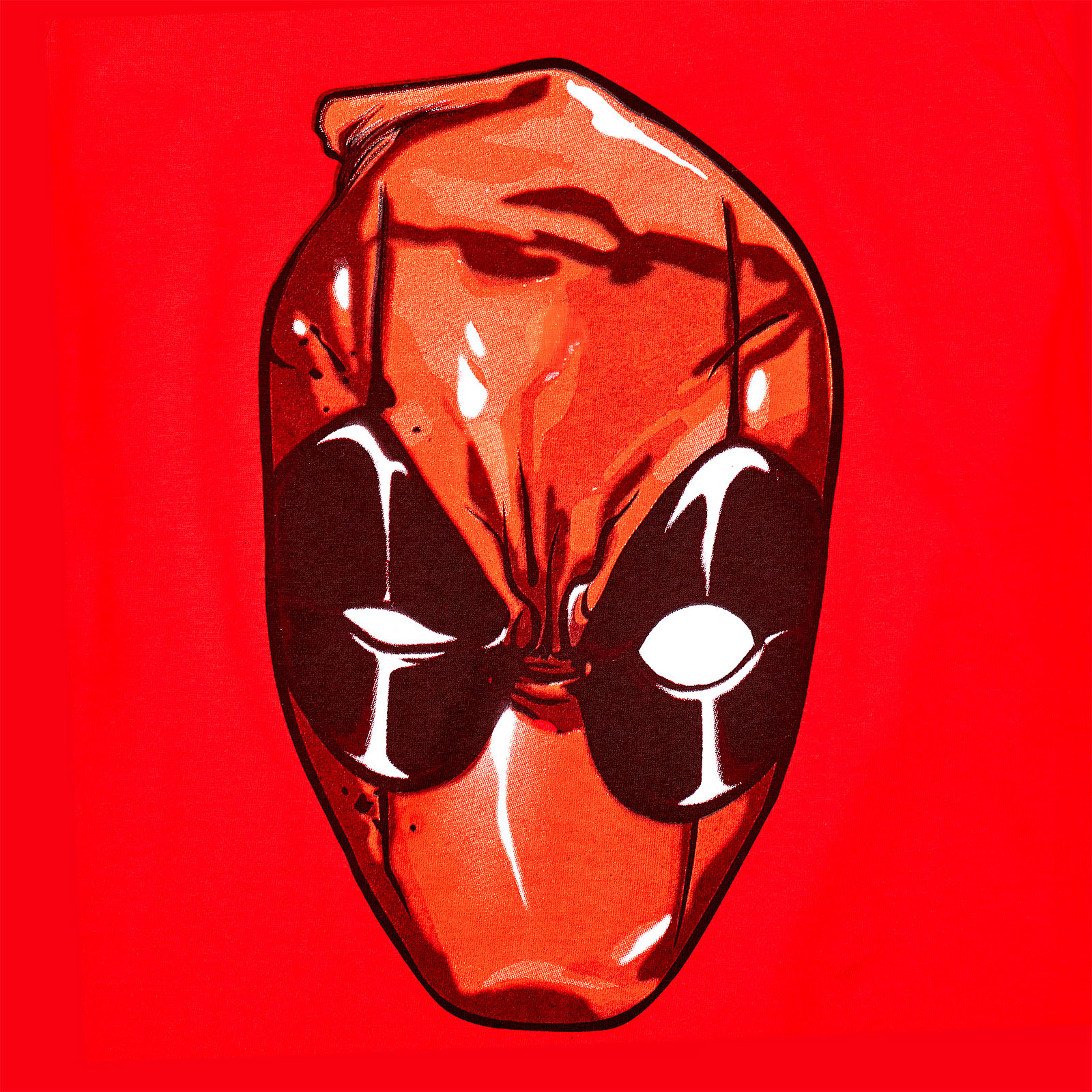 Deadpool - Head Girlie Shirt rot