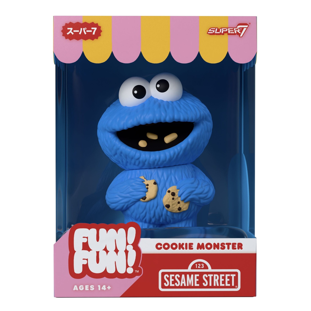 Barrio Sésamo FUN! FUN! figura de vinilo blando Wave 02 Comegalletas 13 cm