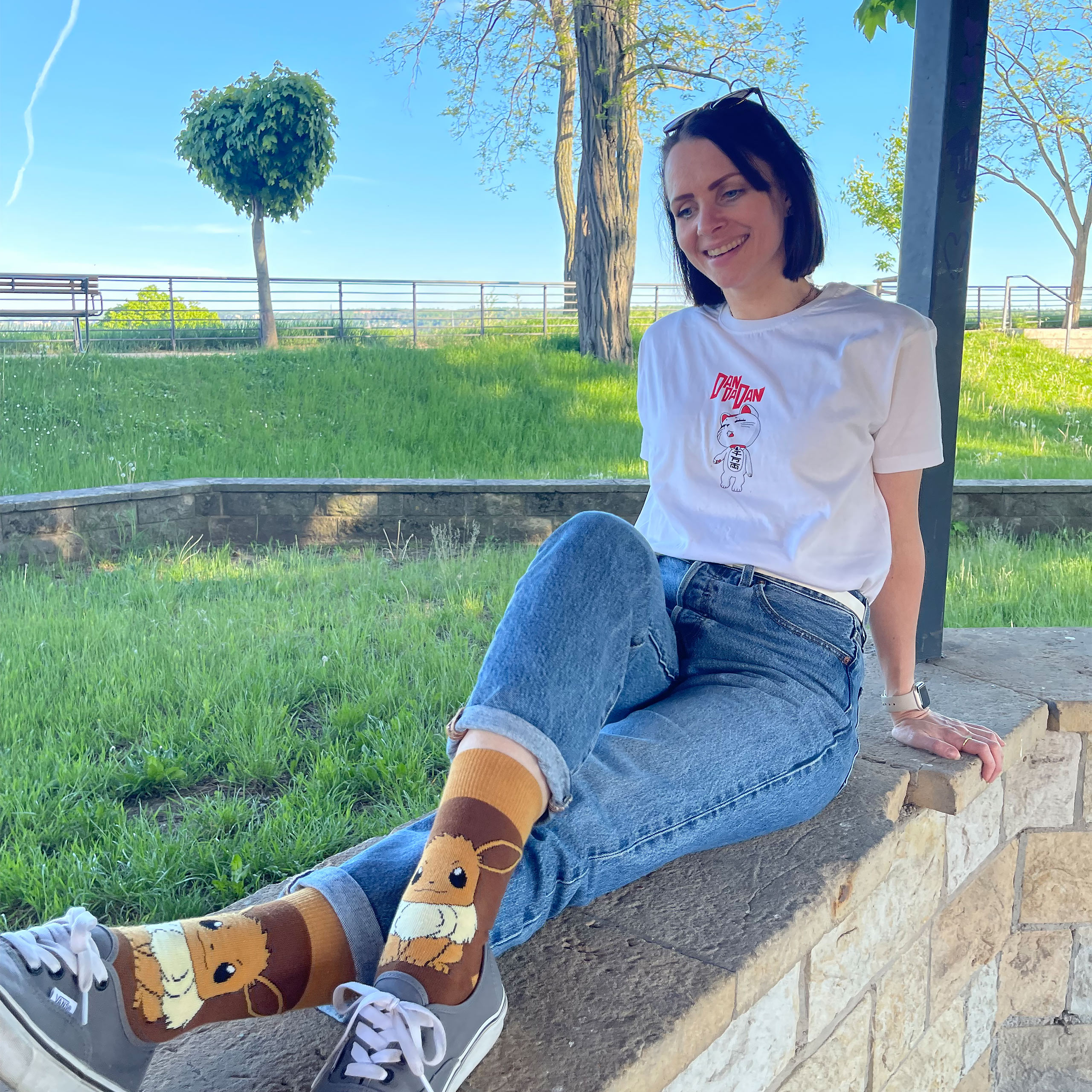 Pokemon - Eevee Socks Brown