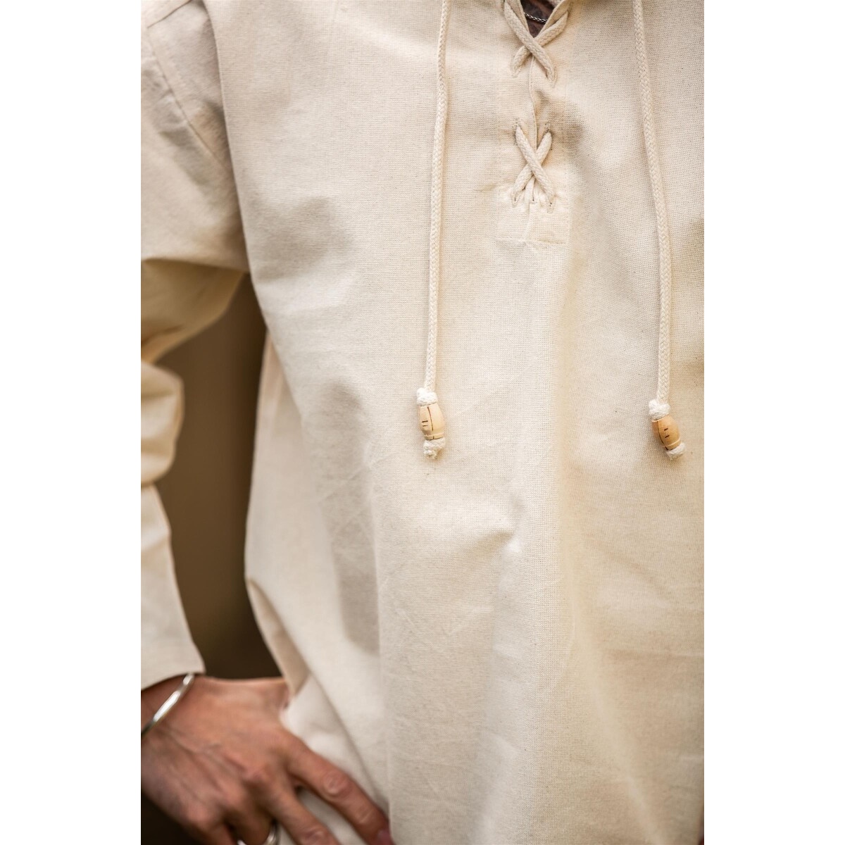 Middeleeuws Hemd Ansbert beige