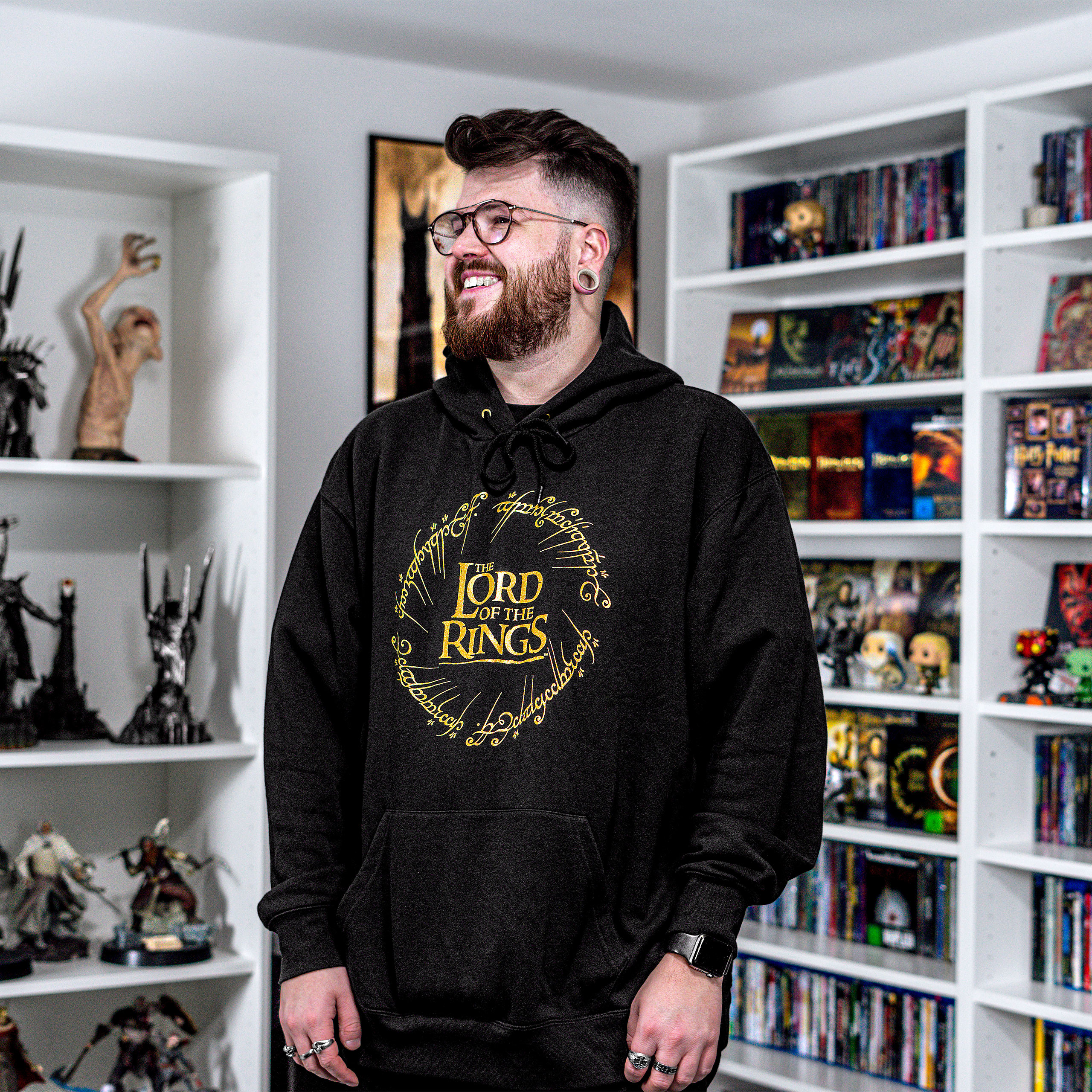 Lord of the Rings - The One Ring Hoodie Black