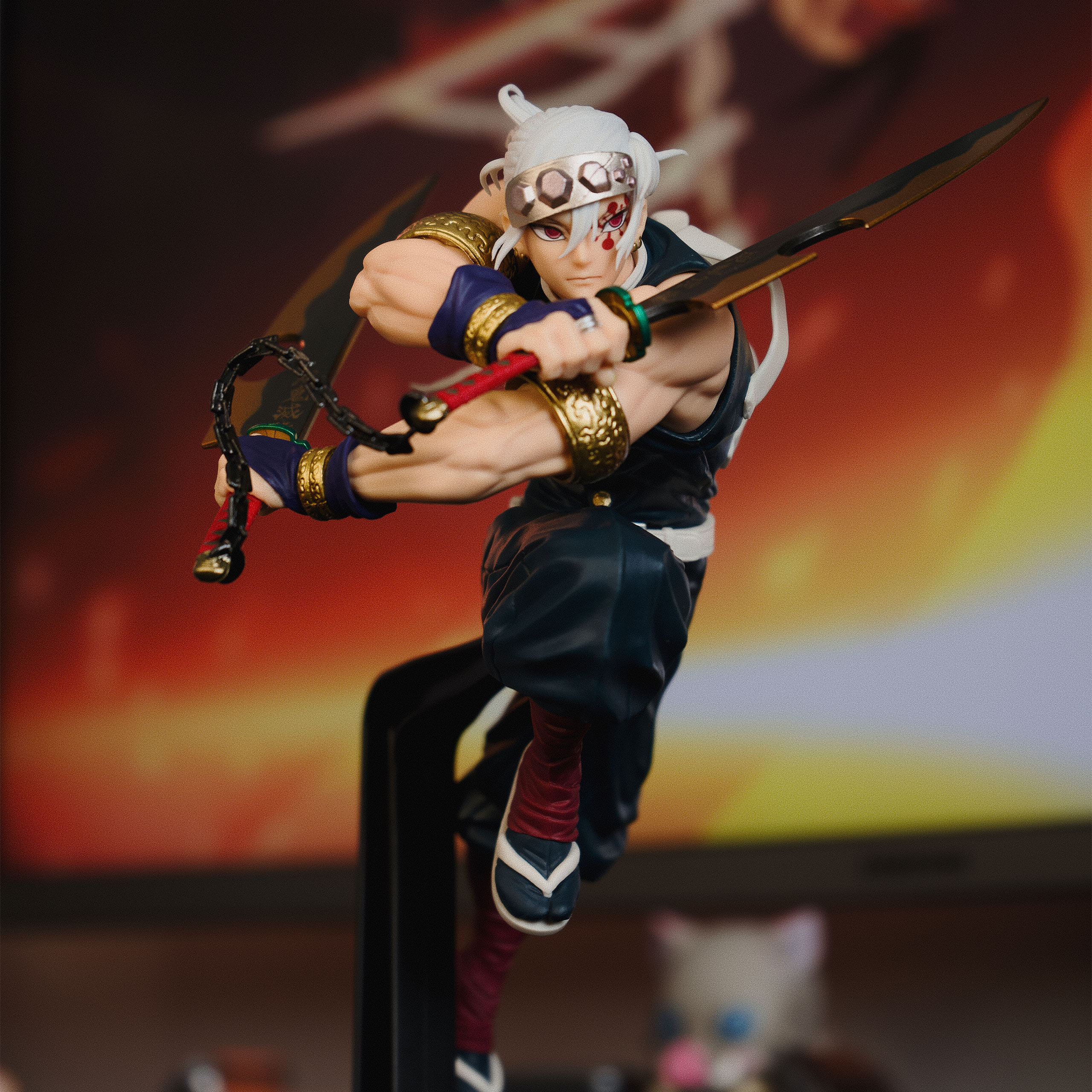 BANPRESTO Demon Slayer Vibration Stars Limited Uzui Tengen - Figura PVC 15 Cm Con Base Inclusa