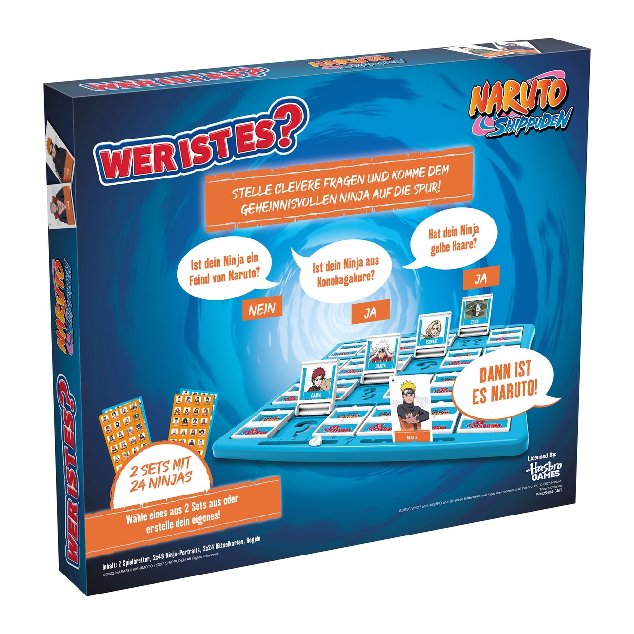 Naruto Board Game Guess Who Famous Buildings *German Version*