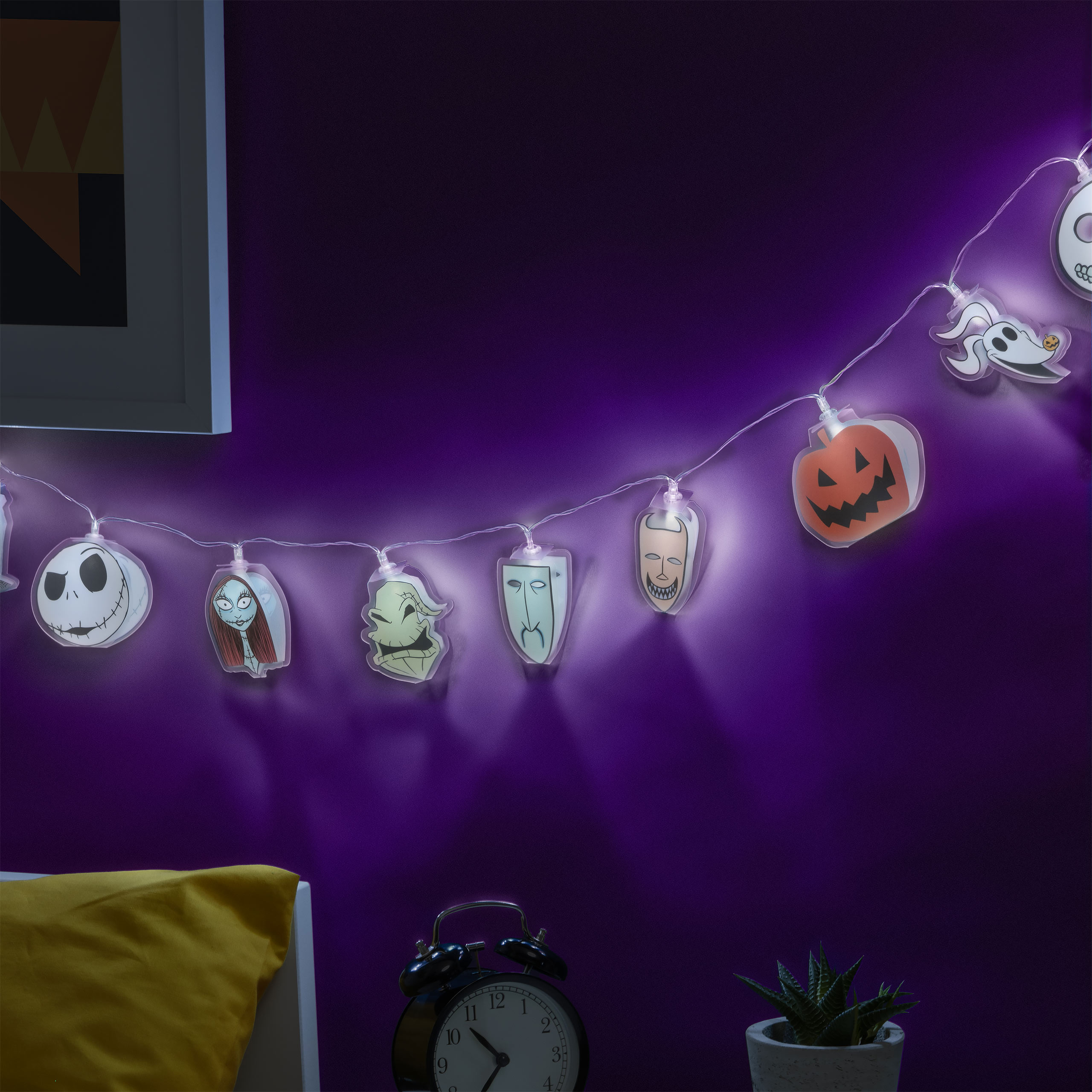 Nightmare Before Christmas - Cadena de luces de personajes