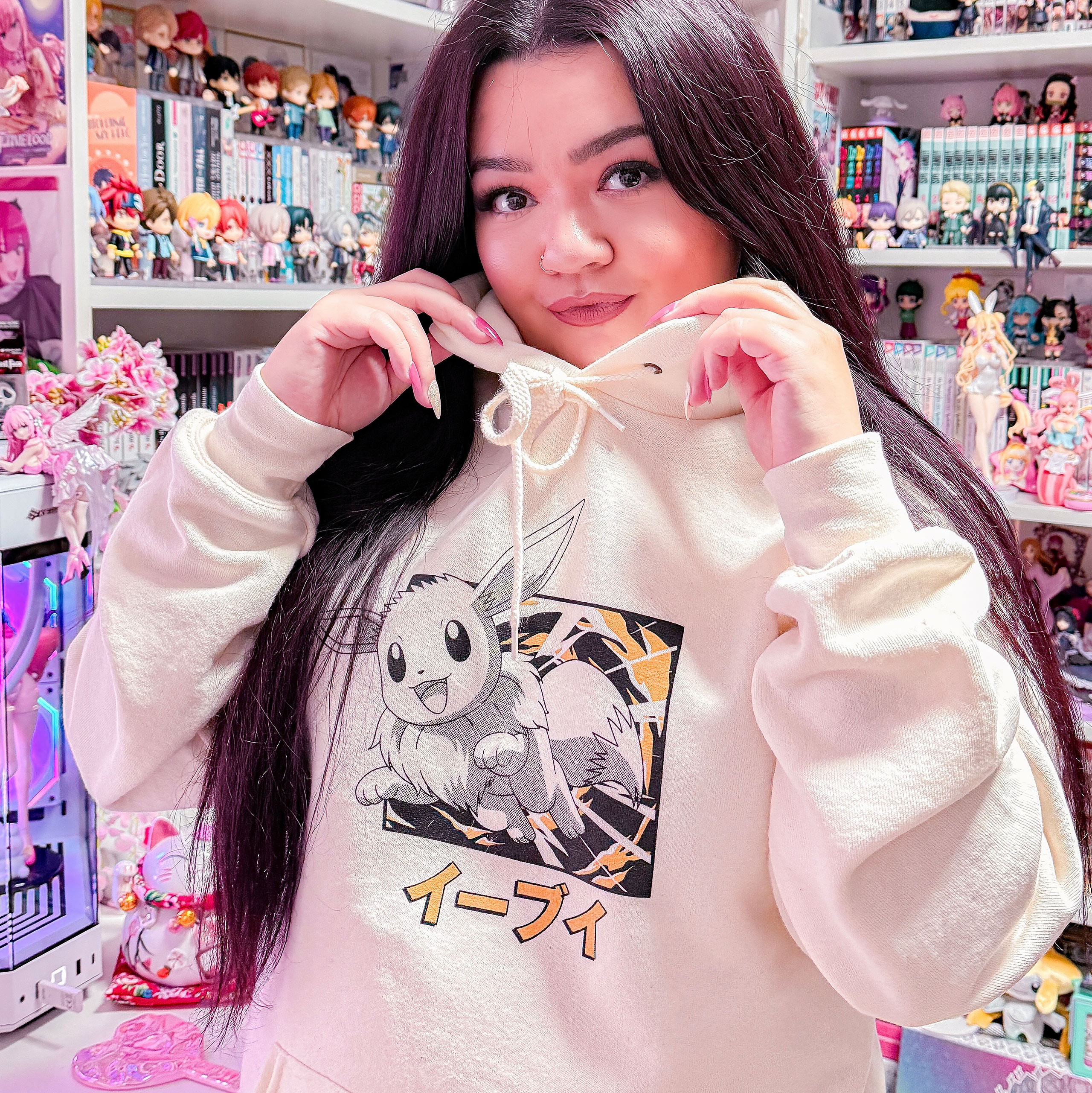Pokémon - Eevee Evolution Katakana Hoodie
