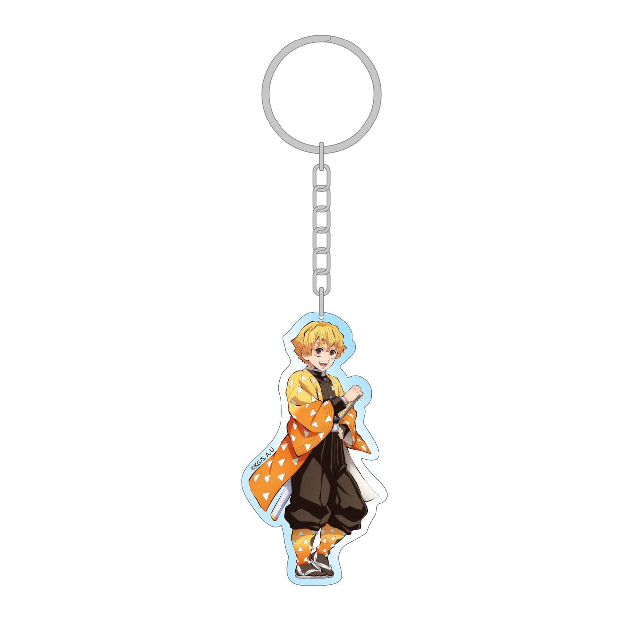 Demon Slayer: Kimetsu no Yaiba Acrylic Keychain Zenitsu Holographic 7 cm