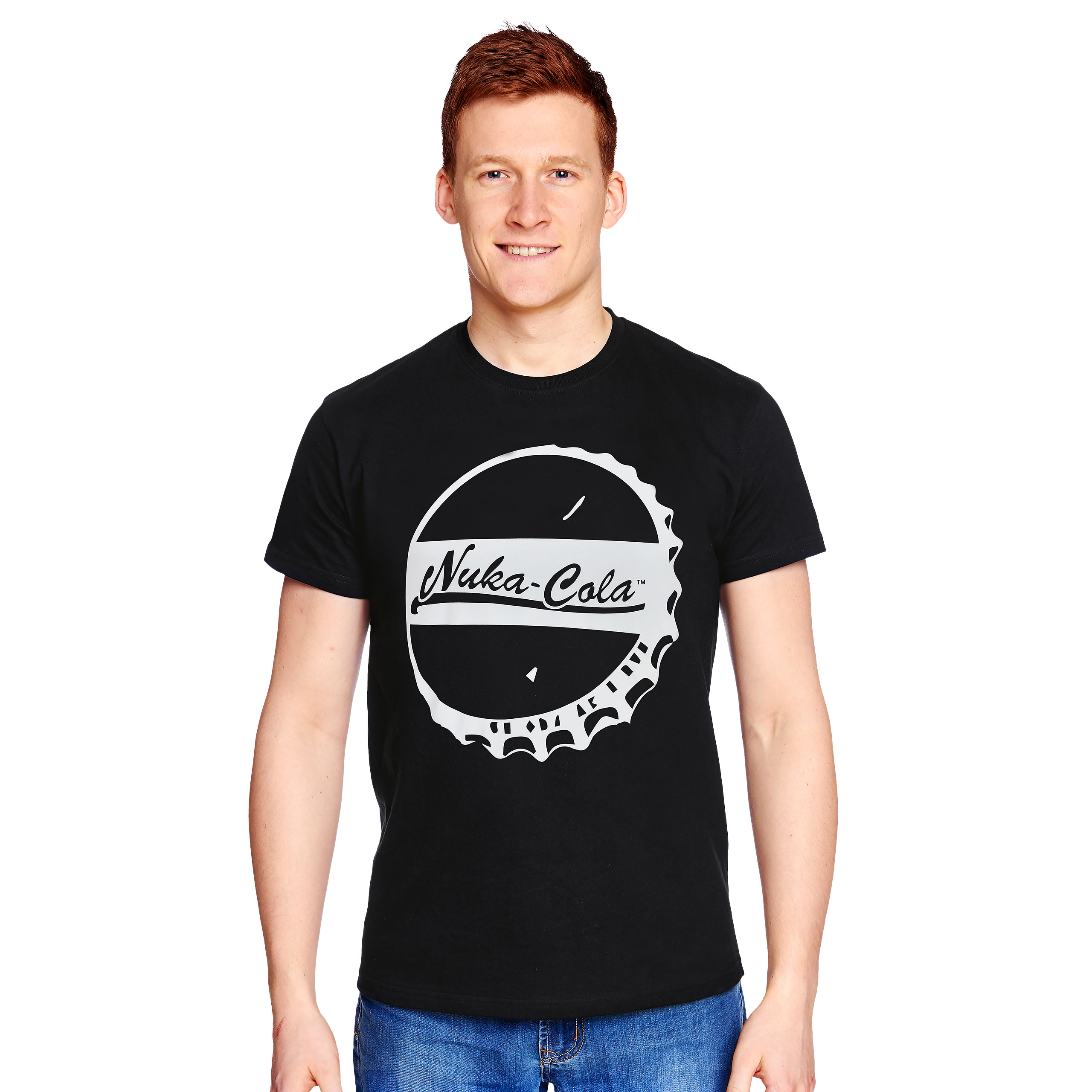 Fallout - T-shirt Nuka Cola nera