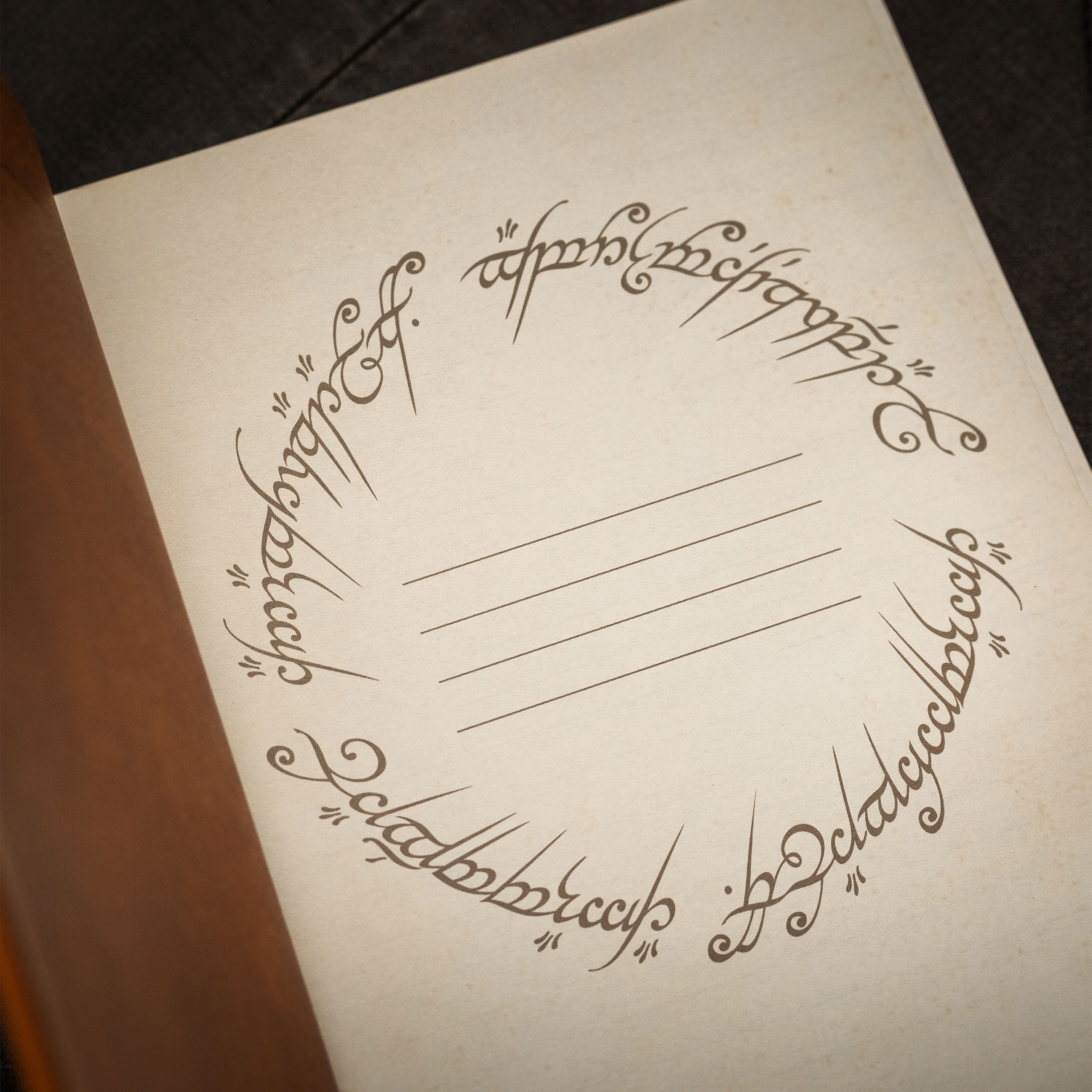 Sagan om Ringen - Midgård Karta Anteckningsbok