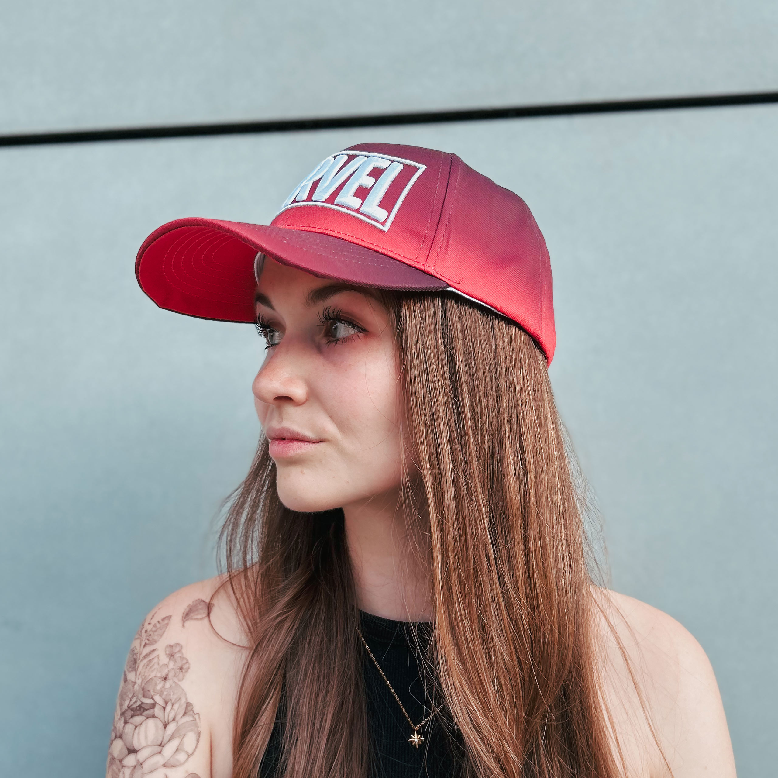 Marvel - Gorra con logo rojo