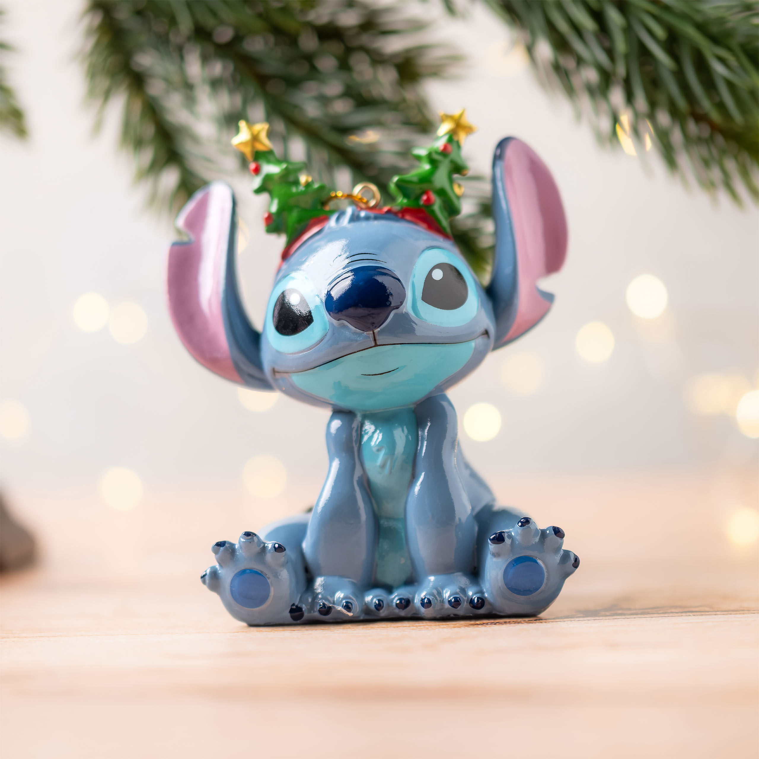 Stitch mit Haarreifen Weihnachtsbaum-Schmuck - Lilo & Stitch
