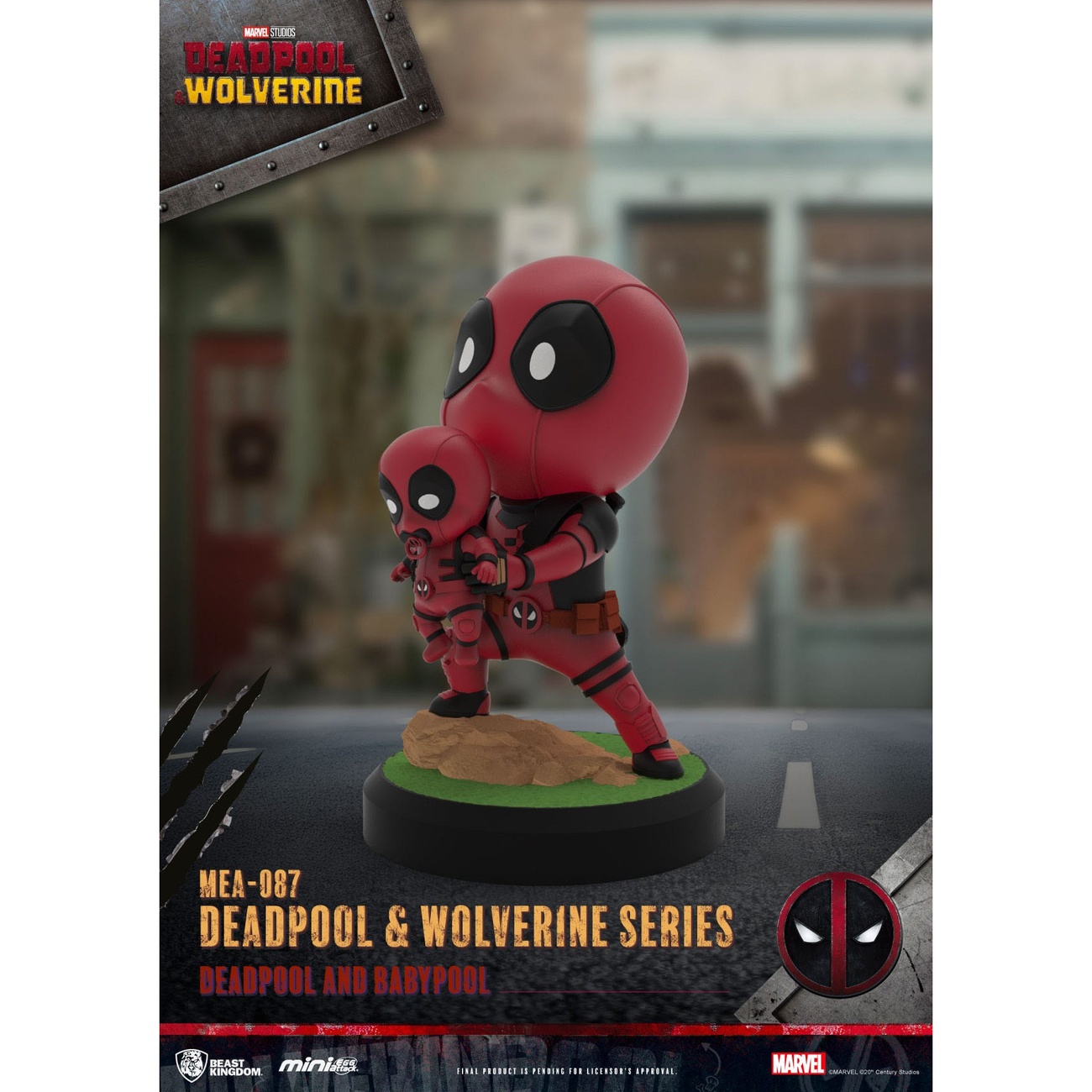 Deadpool 3 Serie Deadpool & Wolverine Set de figuras Mini Egg Attack 8 cm