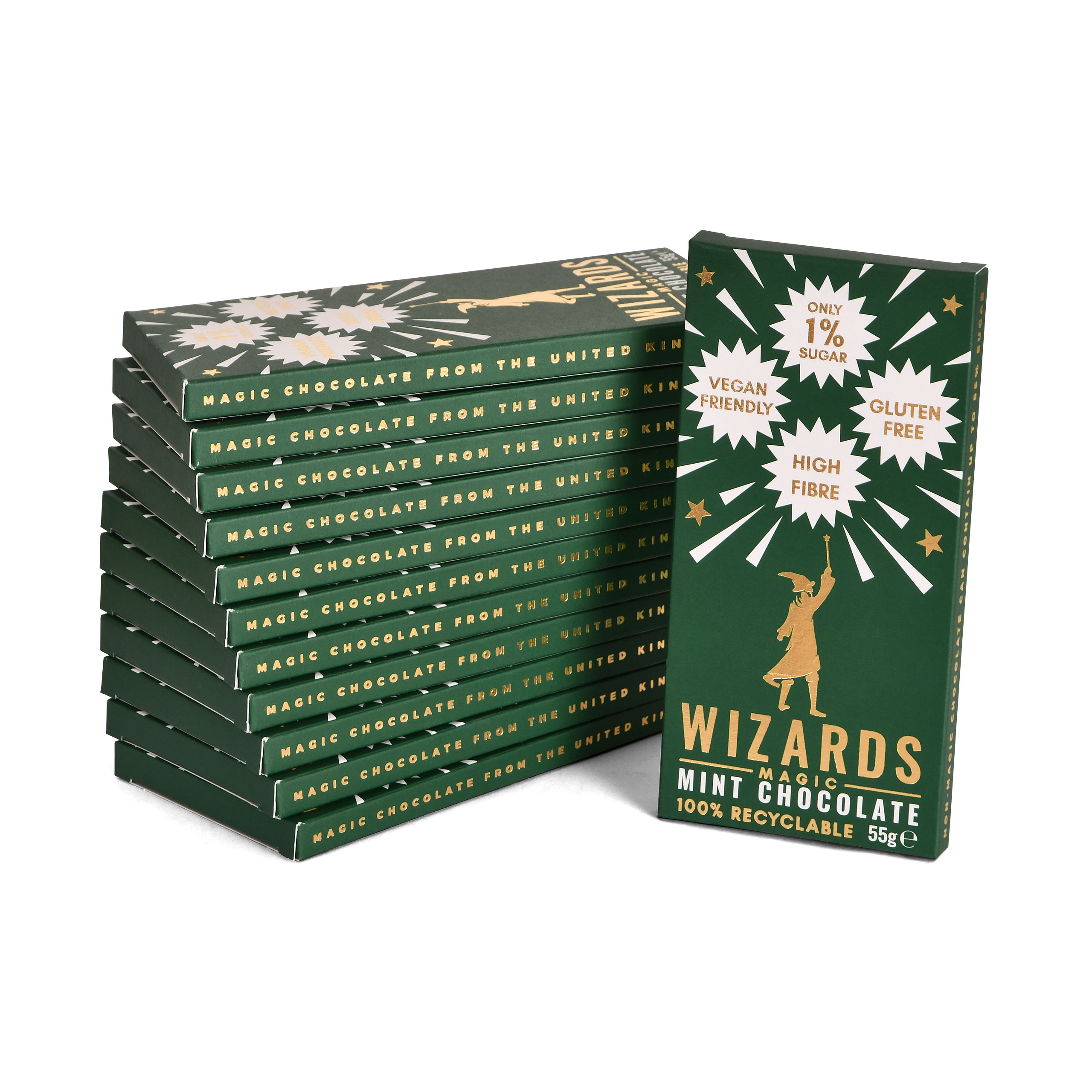 Wizards Magic - Mint Chocolate 12 Bars