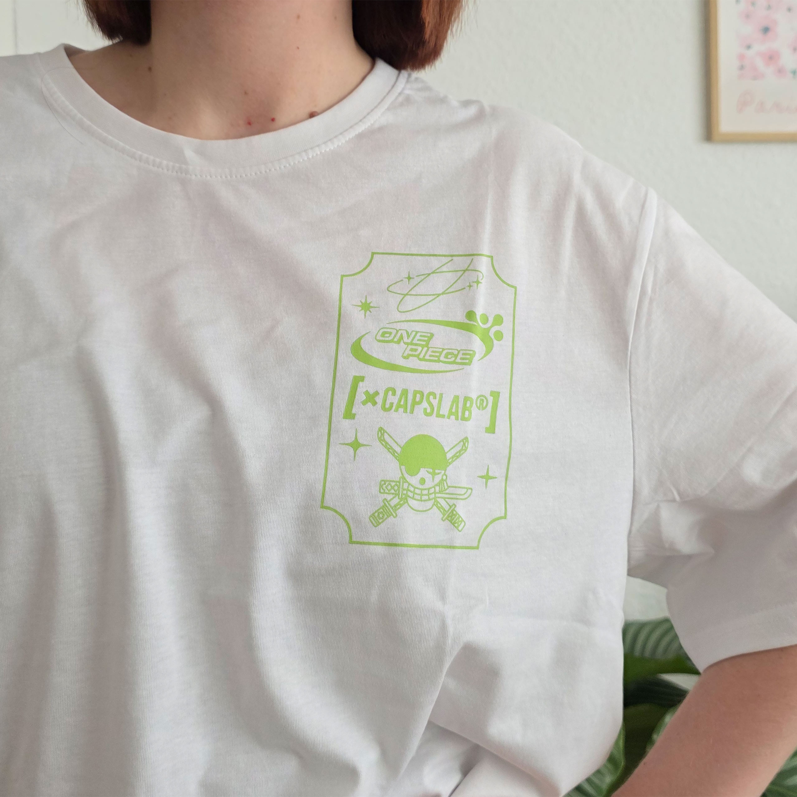 One Piece - Zoro Capslab Oversize T-Shirt weiß