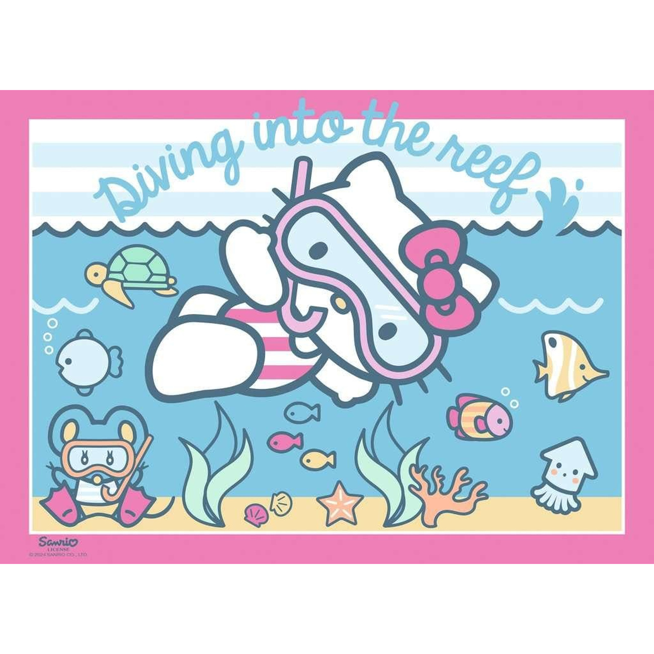 Hello Kitty Puzzels 4-pack Daar gaan we, Hello Kitty! (4x100 stukjes)