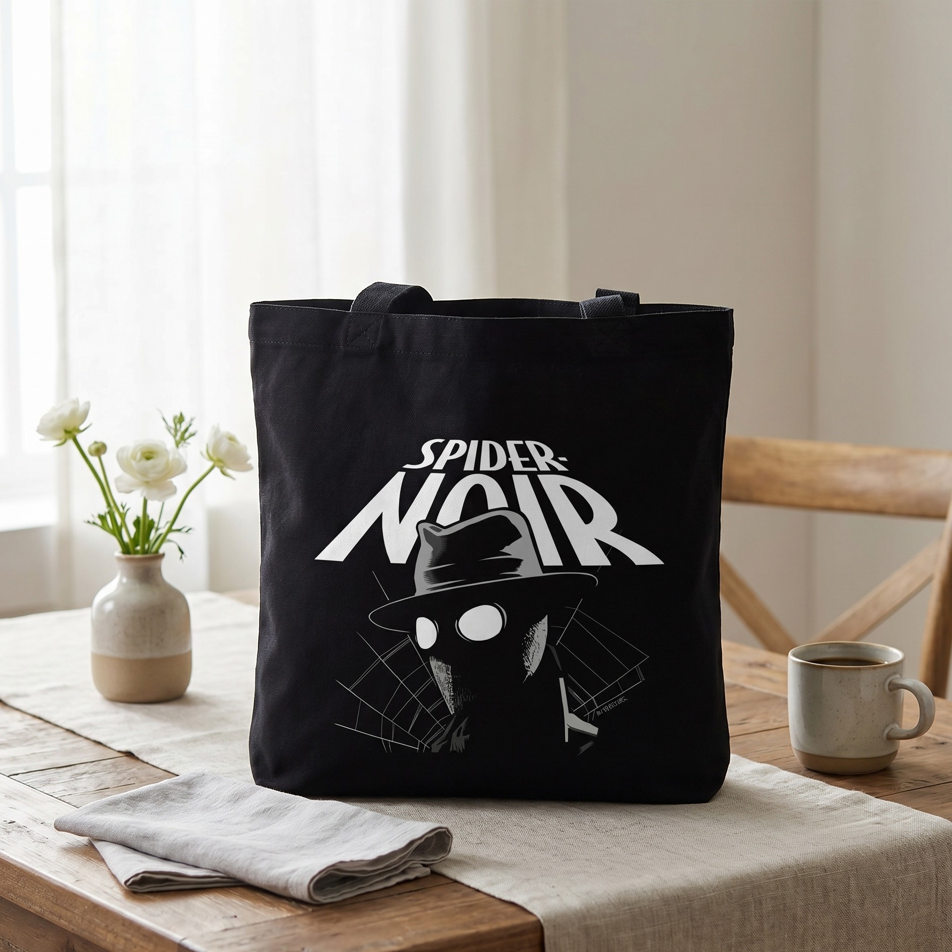 Spider-Man - Spider-Noir Jutebeutel schwarz