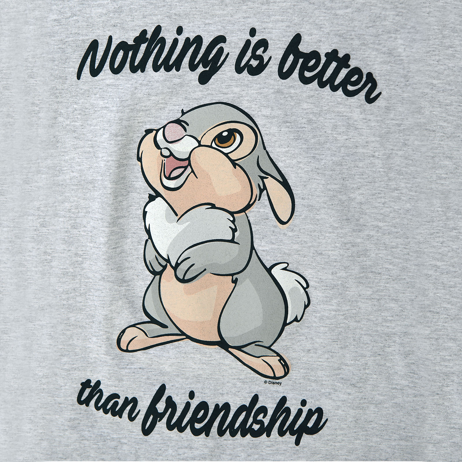 Bambi - Thumper Friendship Women's T-Shirt Grey