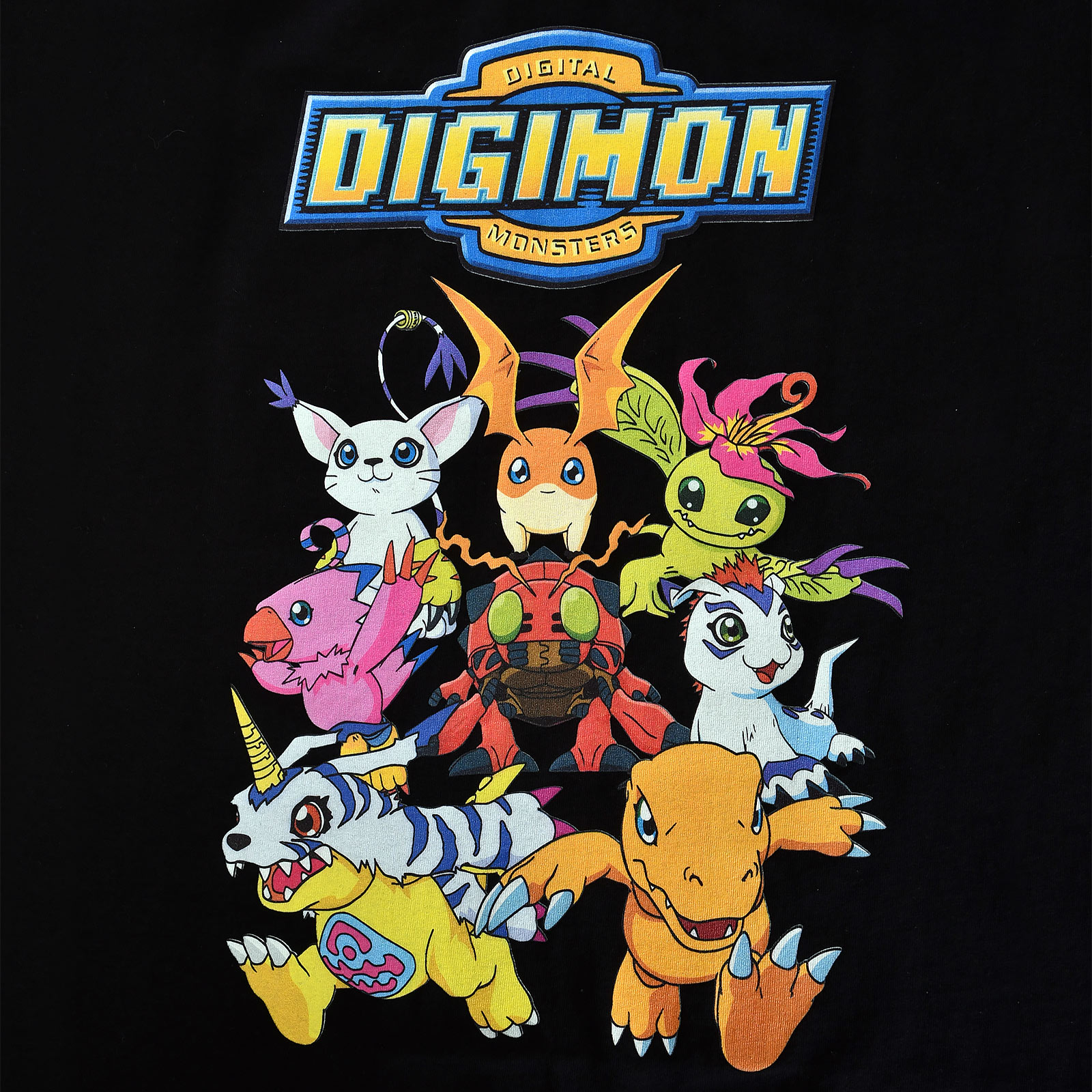 Digimon - Karakters T-shirt Dames Zwart