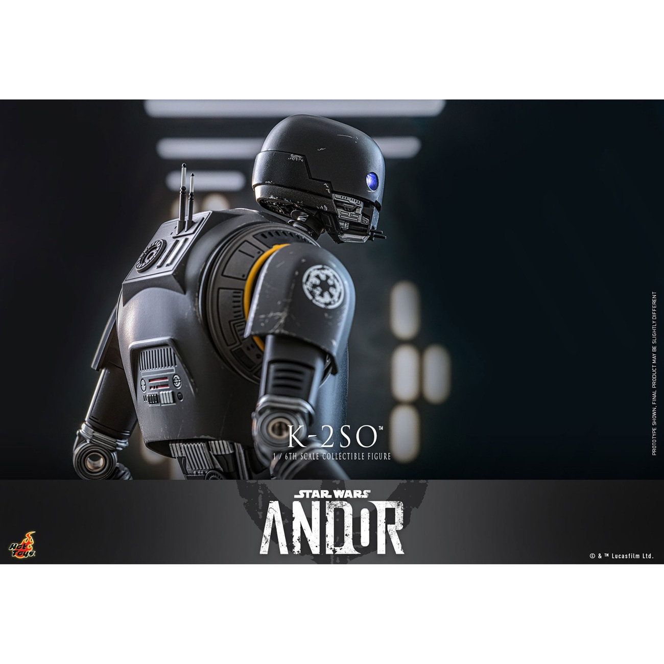 Star Wars : Andor – Figurine articulée K-2SO échelle 1:6