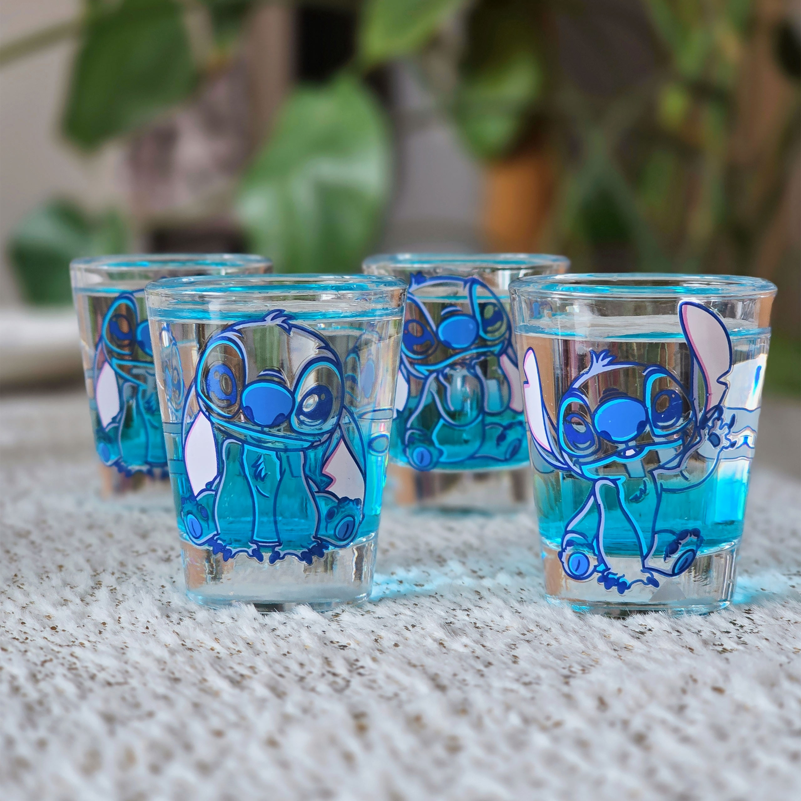 Set di 4 bicchierini Stitch Aloha - Lilo & Stitch