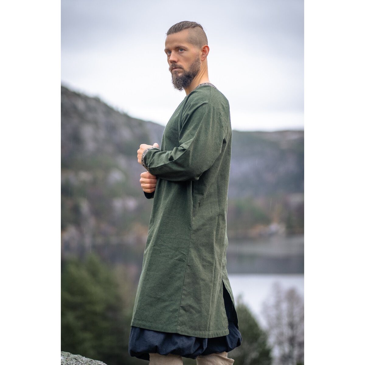 Middeleeuwse vikingtunik Aegir groen