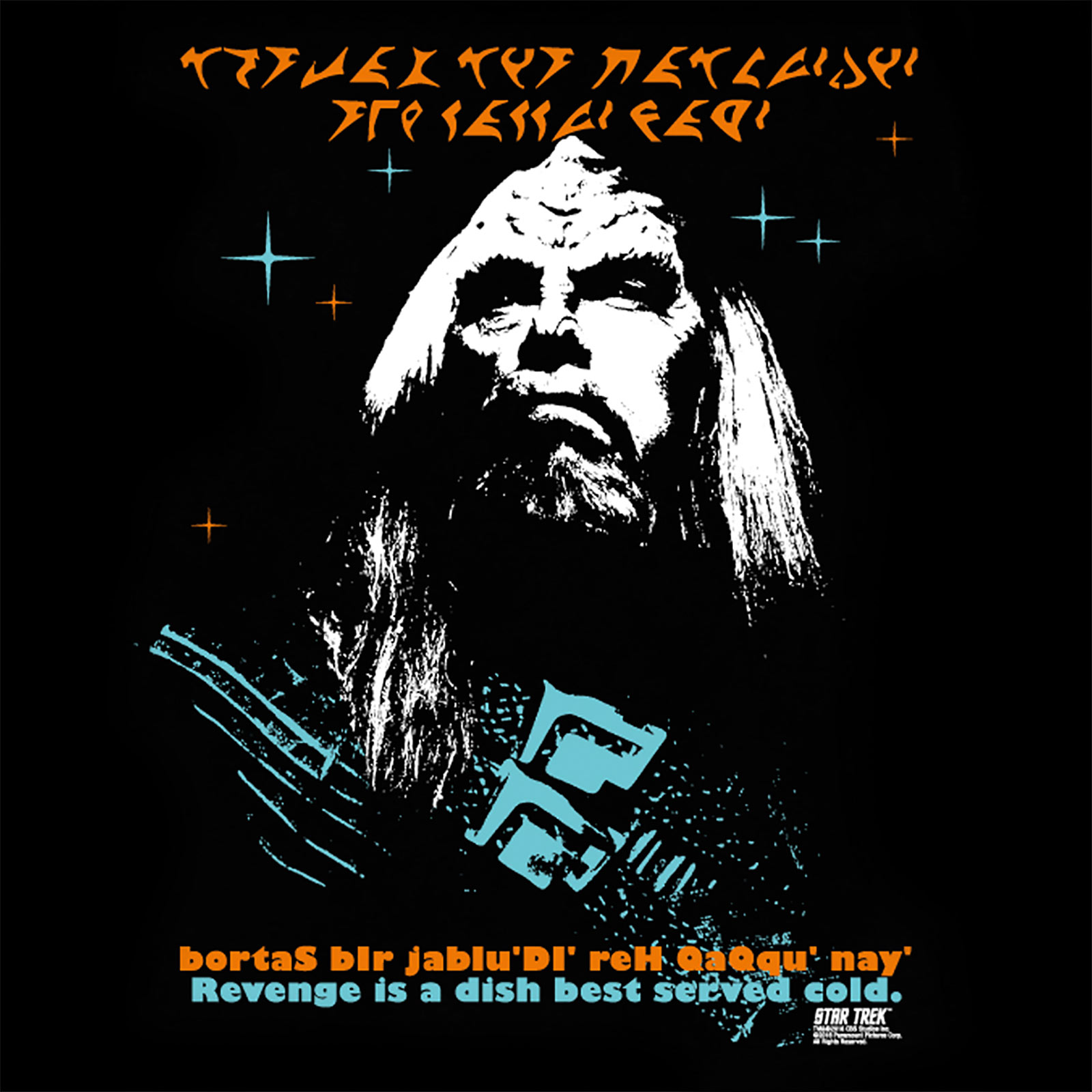 Star Trek - Wraak van de Klingons T-Shirt zwart