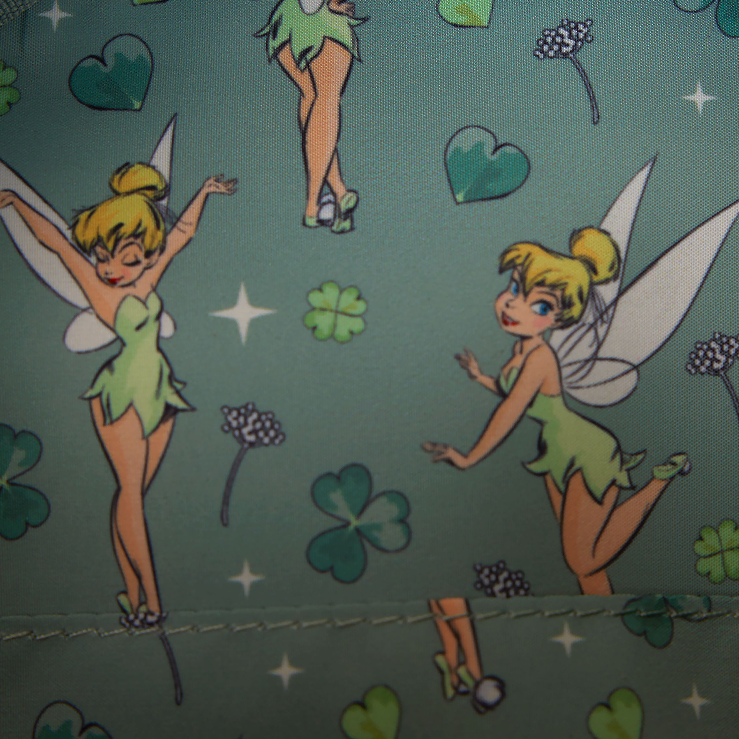 Tinkerbell - Bolso de mano con monedero de trébol