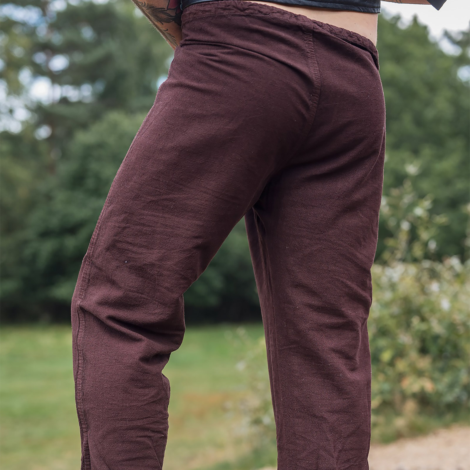 Pantalon Médiéval Pirate Homme – Style Vintage, Cordon De Serrage, Bas Ajusté – Pour Cosplay, Fête, Halloween