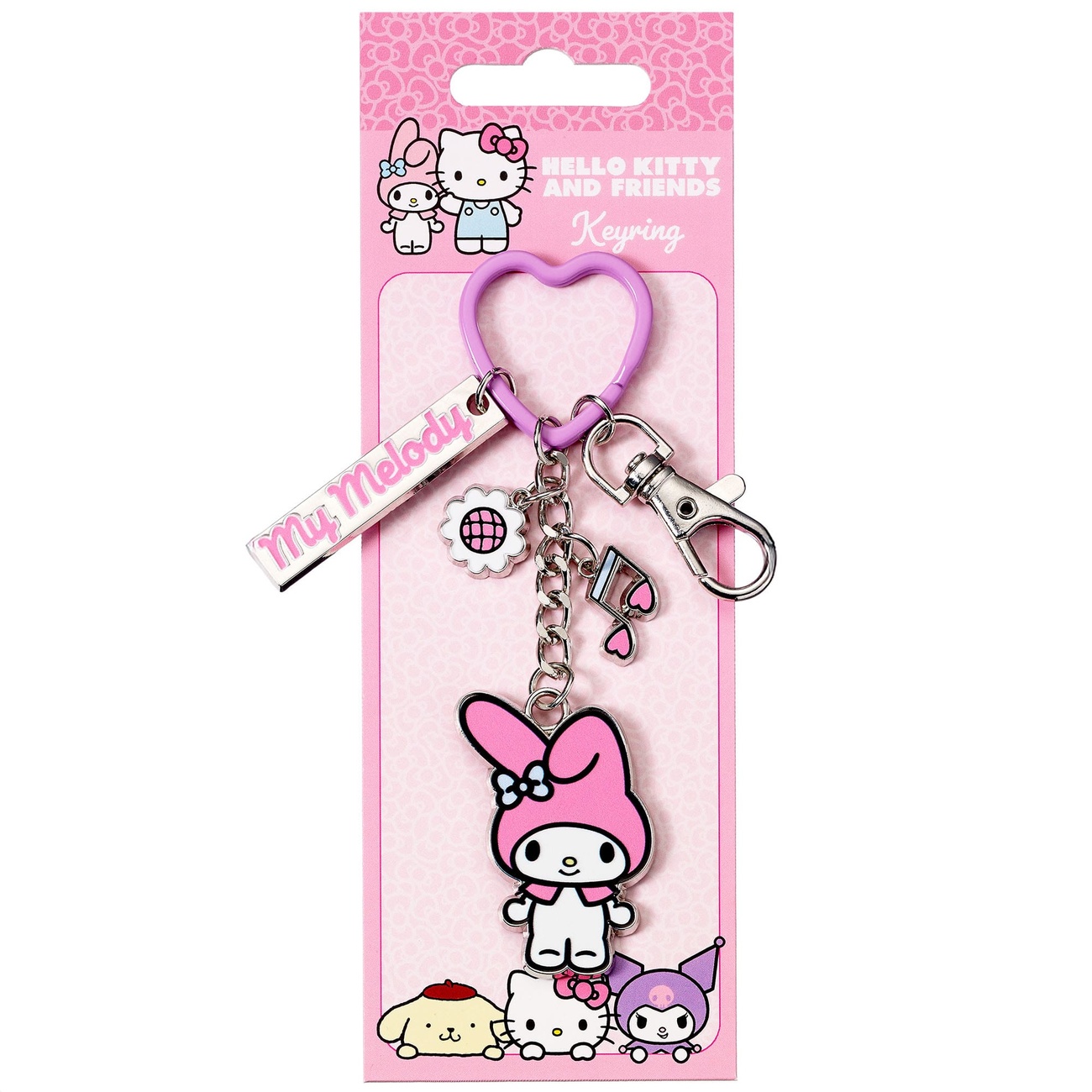 Llavero Hello Kitty con colgante My Melody 15 cm