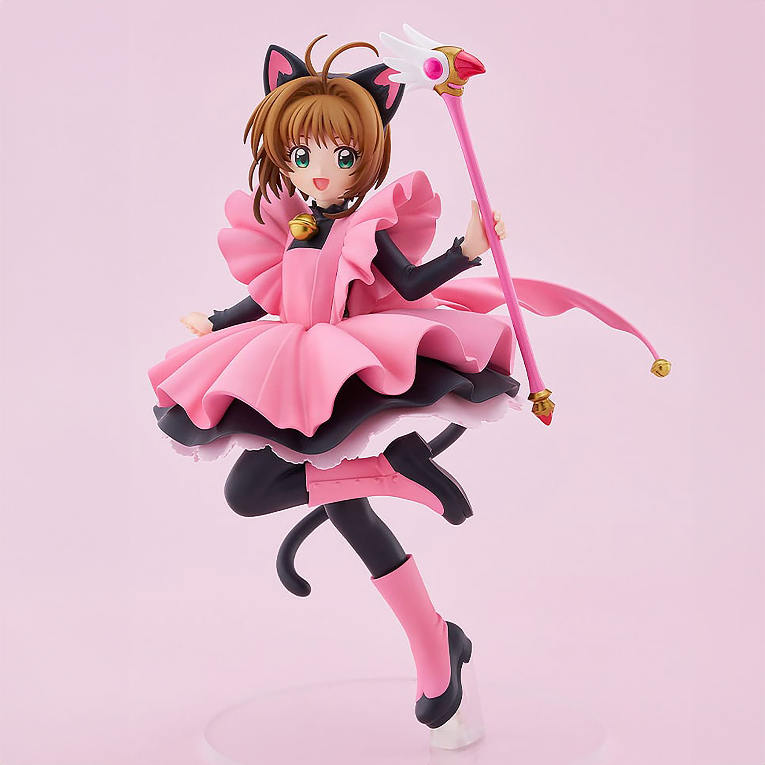 Card Captor Sakura - Figurine Kinomoto Sakura Version Costume de Chat Noir Taille L