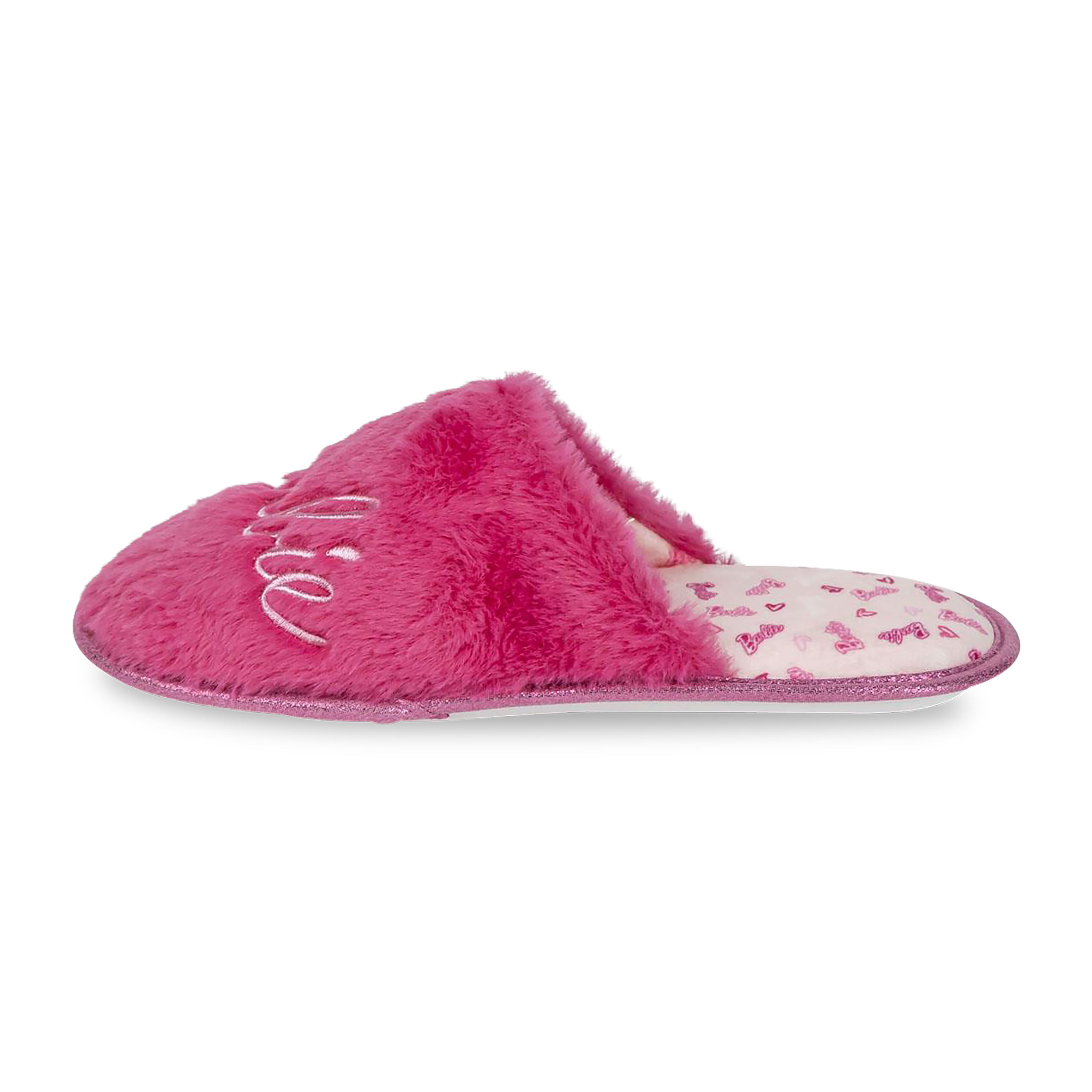 Barbie - Chaussons en peluche avec logo