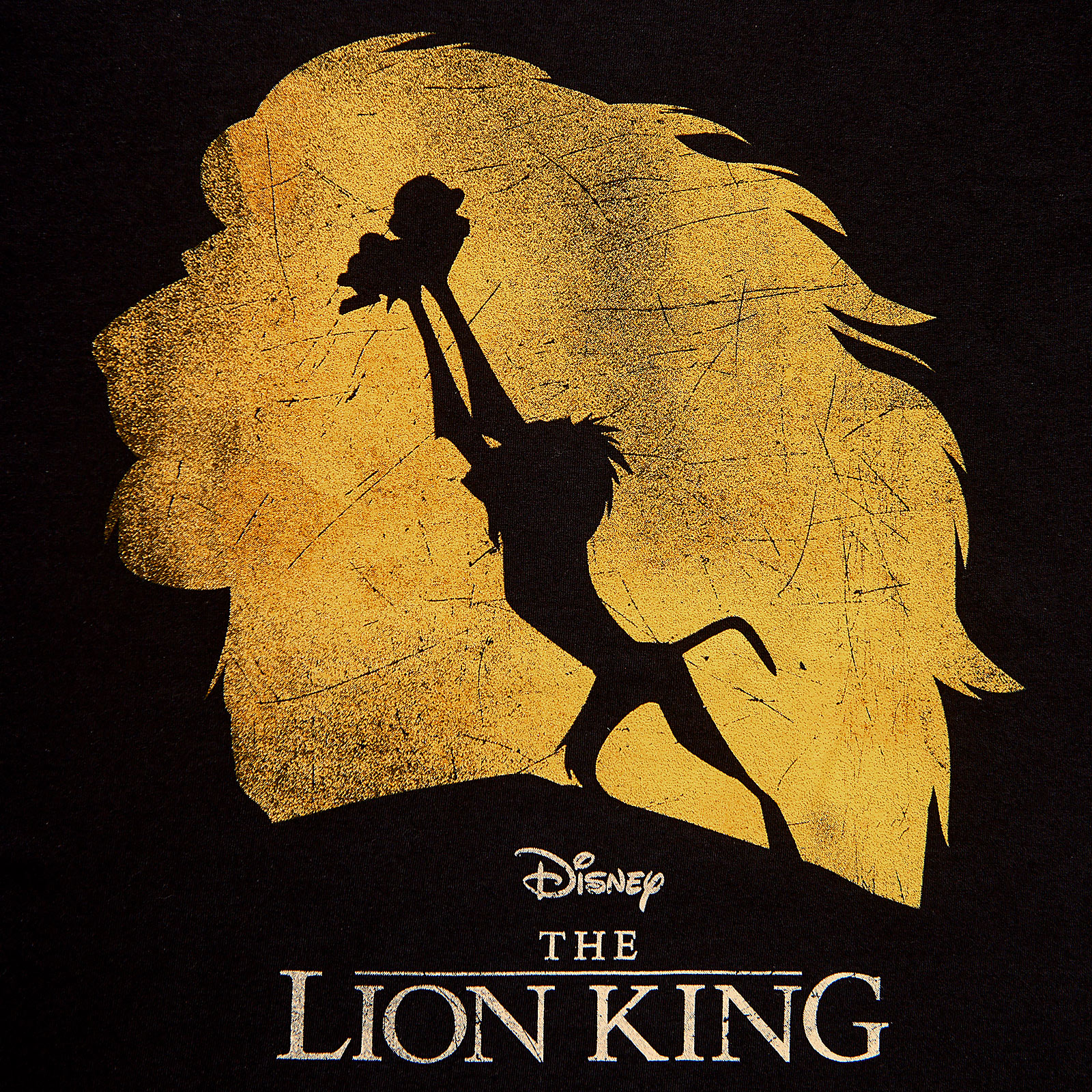 Le Roi Lion - T-shirt Silhouette noir
