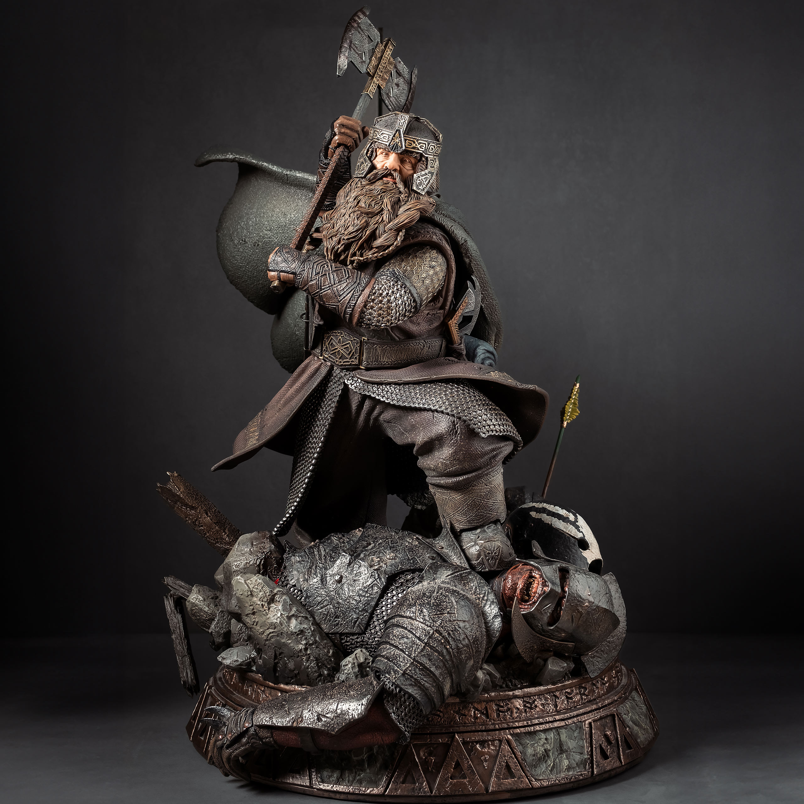 Le Seigneur des Anneaux - Statue de collection premium de Gimli version bonus