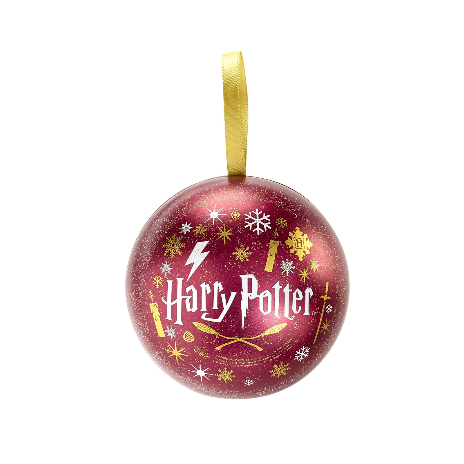Harry Potter - Boule de Noël avec collier Fawkes