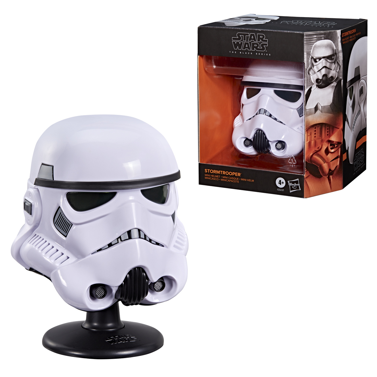 Star Wars - Stormtrooper Mini Helm Replik auf Base