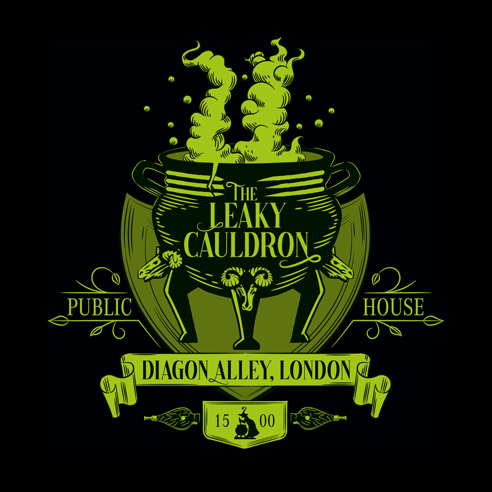 Leaky Cauldron T-Shirt black - Harry Potter