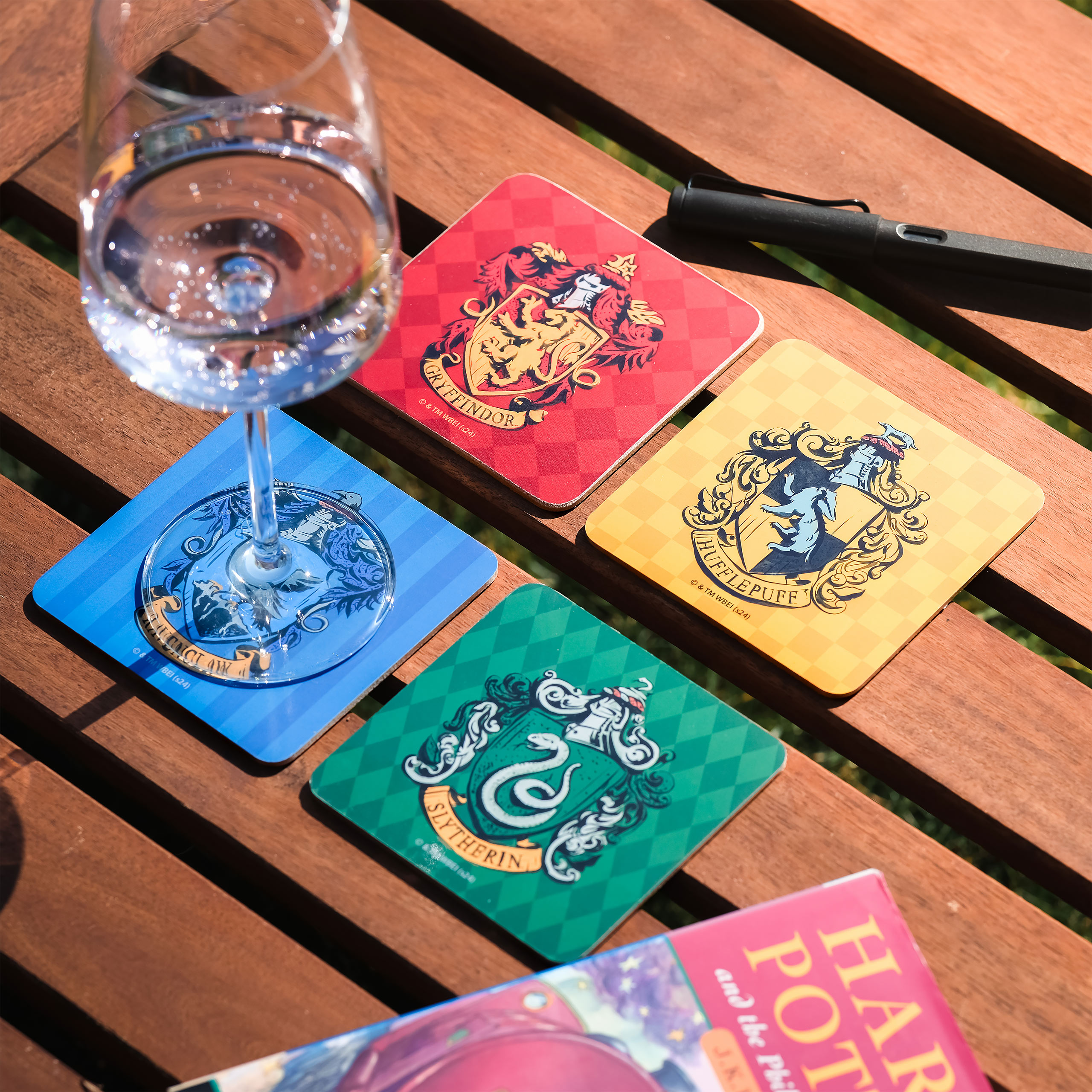 Verre à Thème Harry Potter - Maison Serpentard, Design Dépoli Avec Logo, Idéal Pour Les Fans Et Les Collections